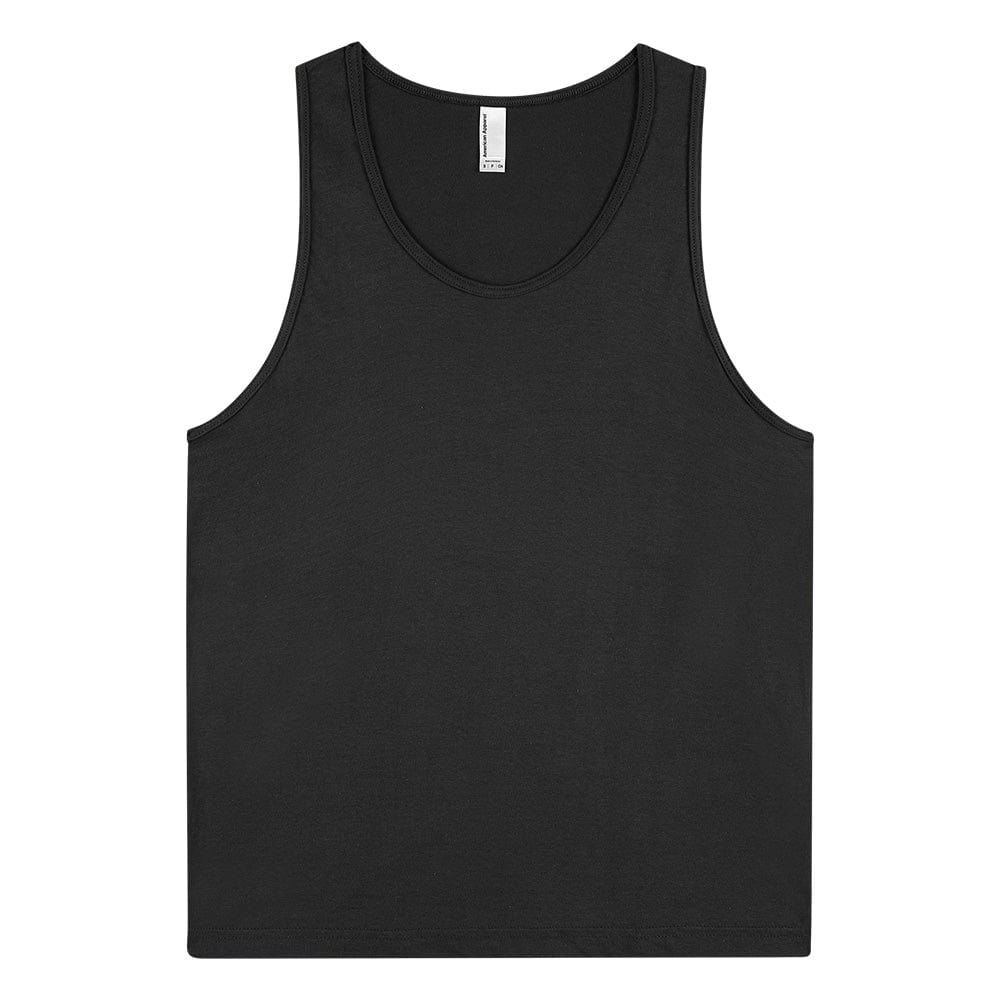 American Apparel Tanks / Singlets Black / 2XL American Apparel Unisex Fine Jersey Tank