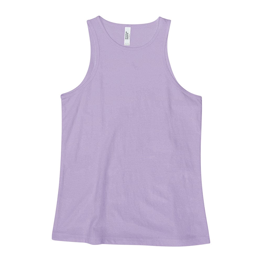 American Apparel Tanks / Singlets Heather Lilac / S American Apparel CVC Womens Racerneck Tank