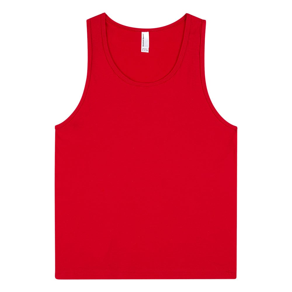 American Apparel Tanks / Singlets Red / 2XL American Apparel Unisex Fine Jersey Tank
