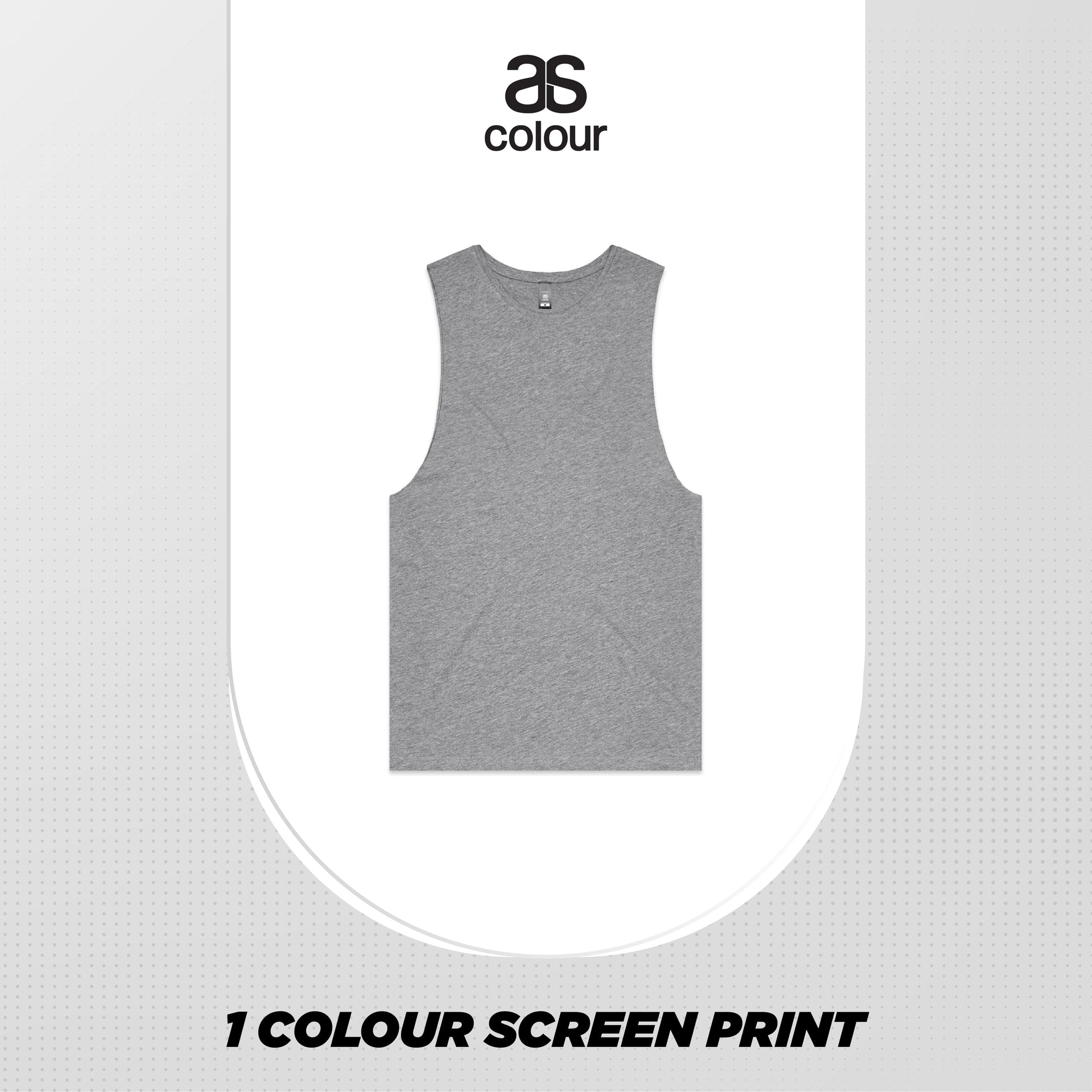 ASColour Bundle Barnard Tank - 1 Colour Screen Print - F&B
