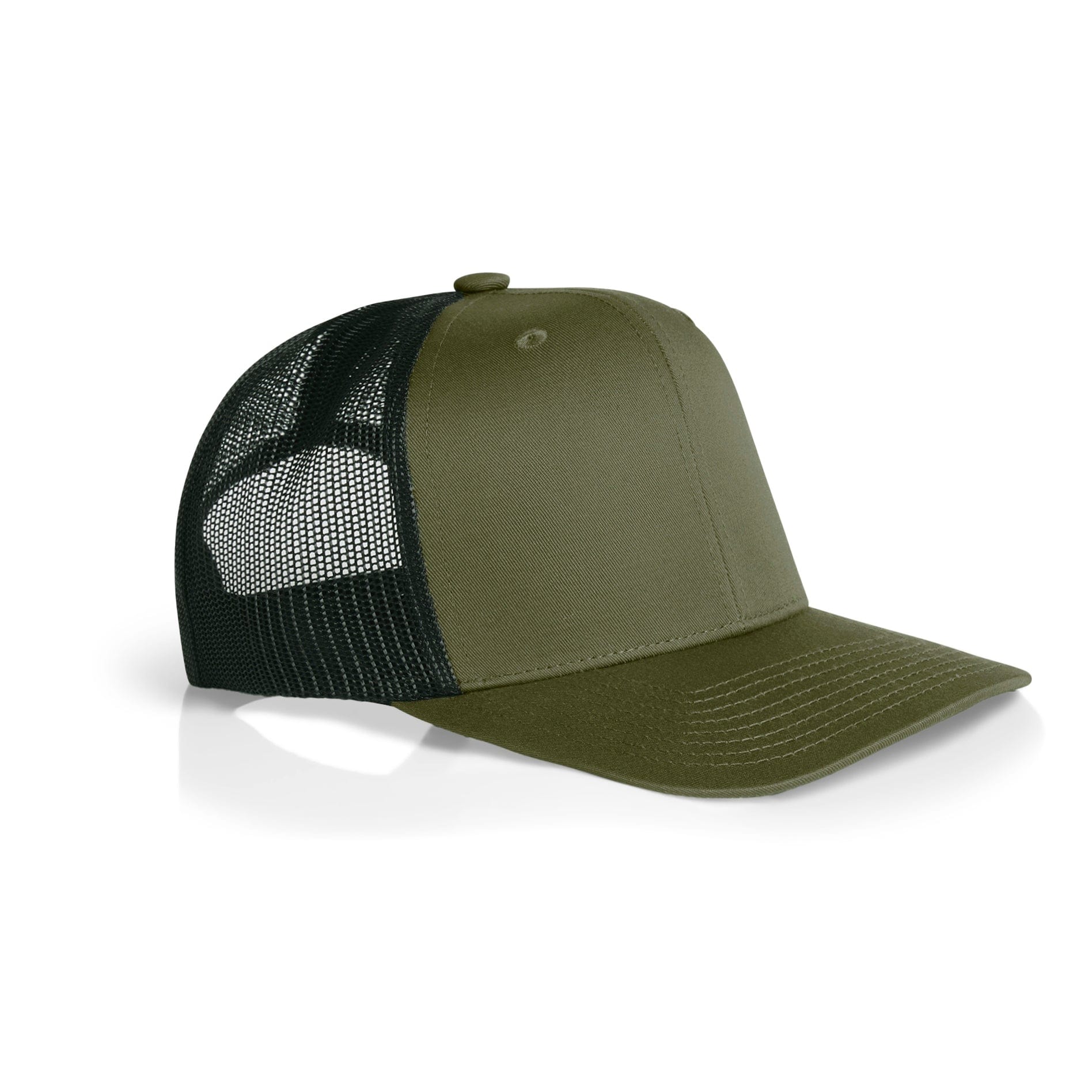 ASColour Hats Army/Black / OS AS Colour Mesh Contrast Trucker Cap