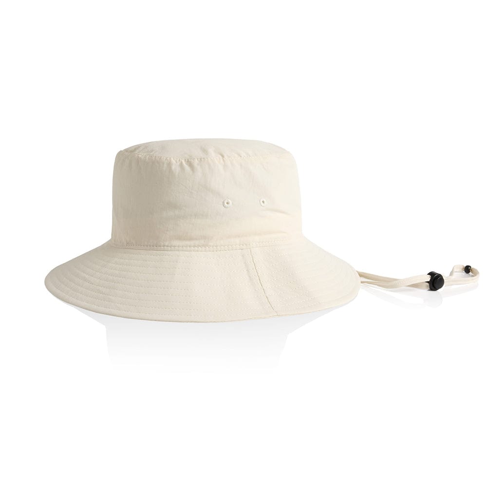 ASColour Hats Ecru / OS ASColour Nylon Wide Brim Bucket Hat