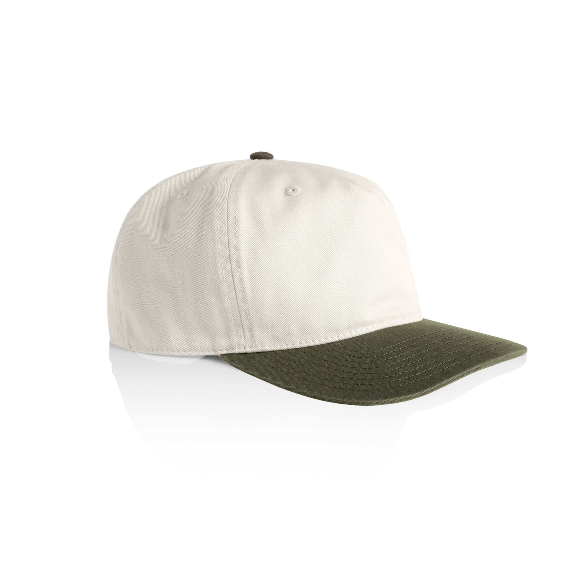 ASColour Hats Natural/Army / OS ASColour Class Two-Tone Cap