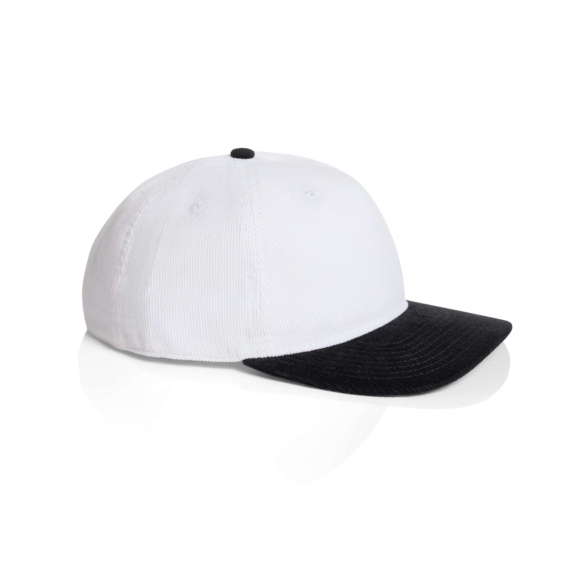 ASColour Hats White/Black / OS ASColour Class Cord TwoTone Cap