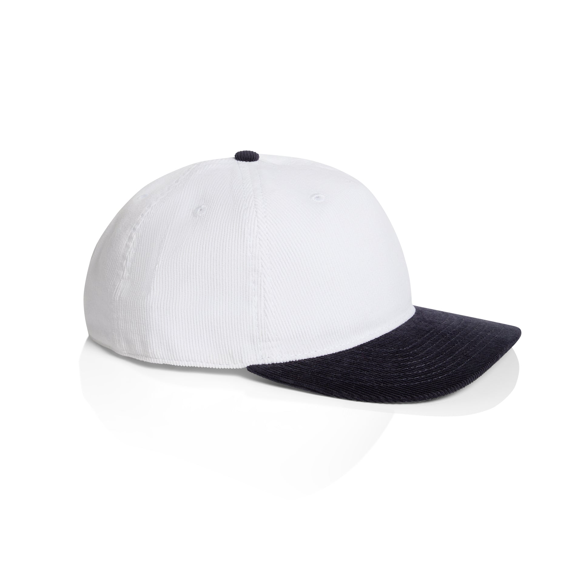ASColour Hats White/Ink Blue / OS ASColour Class Cord TwoTone Cap