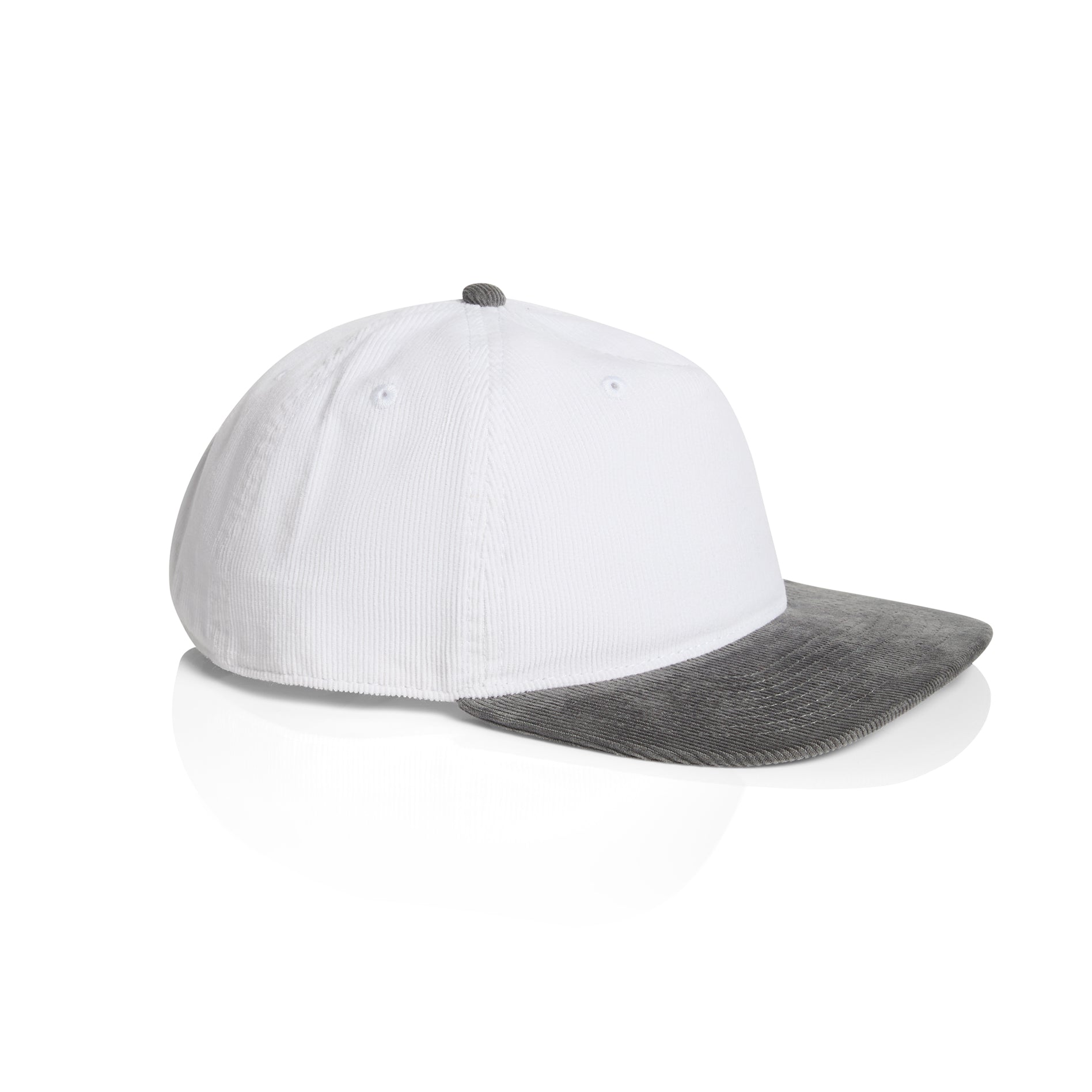 ASColour Hats White/Shadow / OS ASColour Class Cord TwoTone Cap