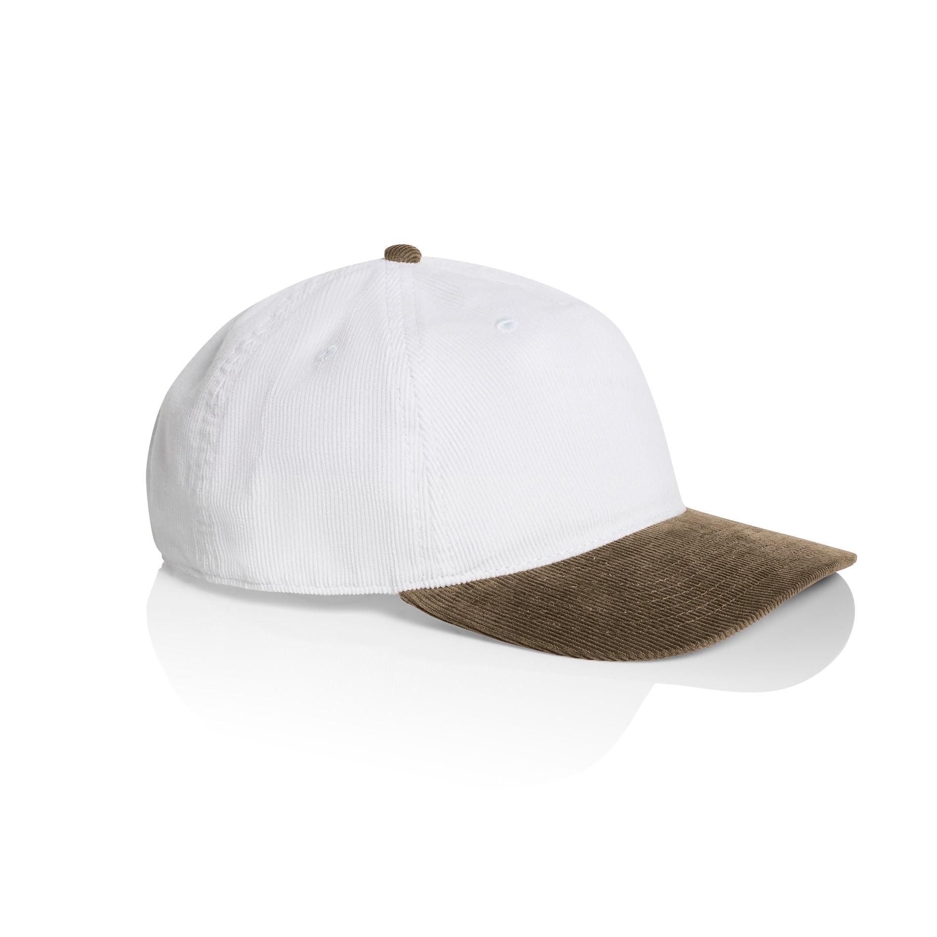ASColour Hats White/Walnut / OS ASColour Class Cord TwoTone Cap