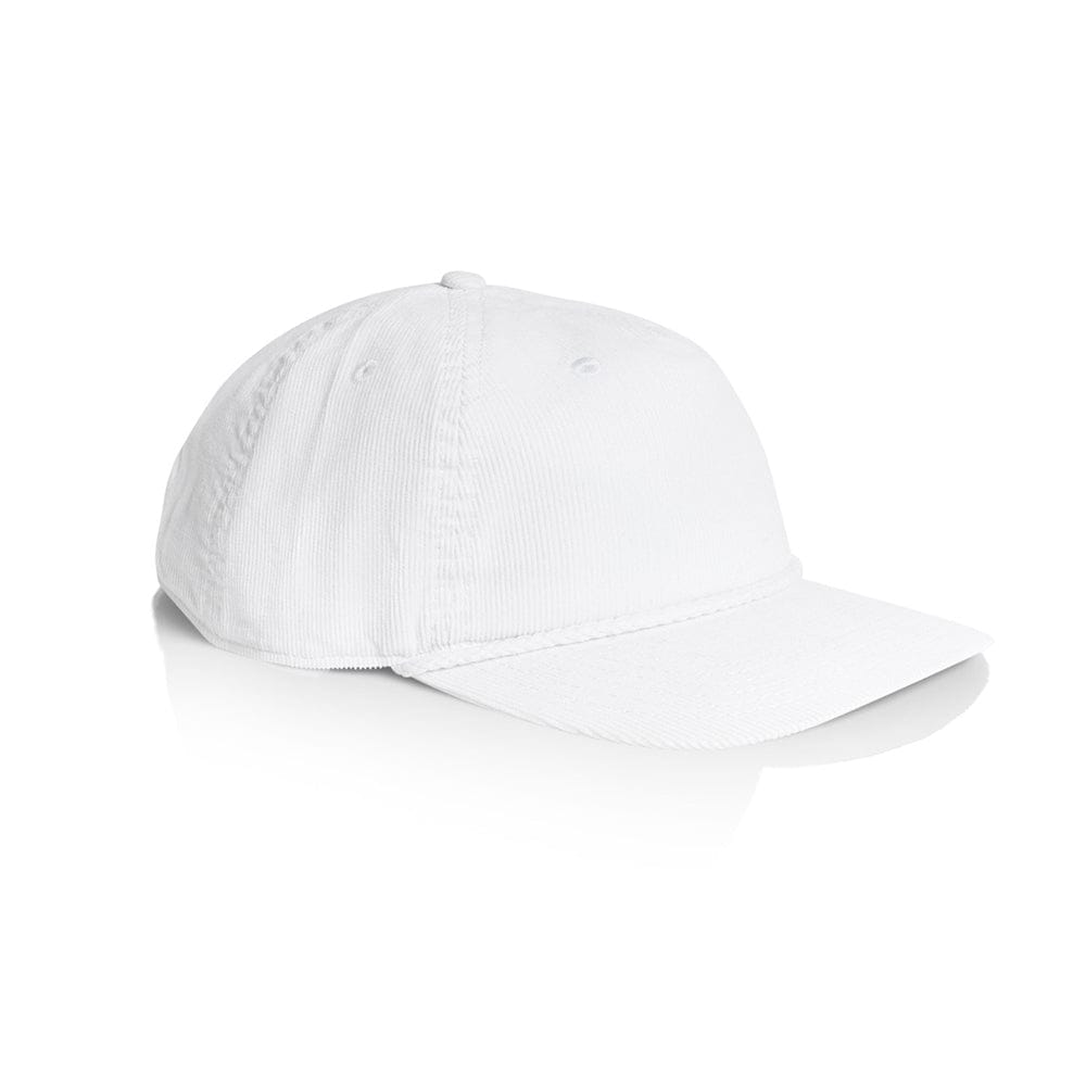 ASColour Hats White/White / OS ASColour Class Cord Rope Cap