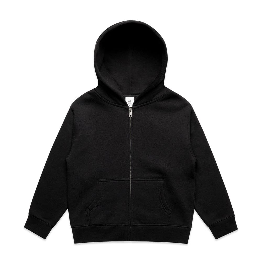 ASColour Hoodies Black / 2 ASColour Kids Relax Zip Hood
