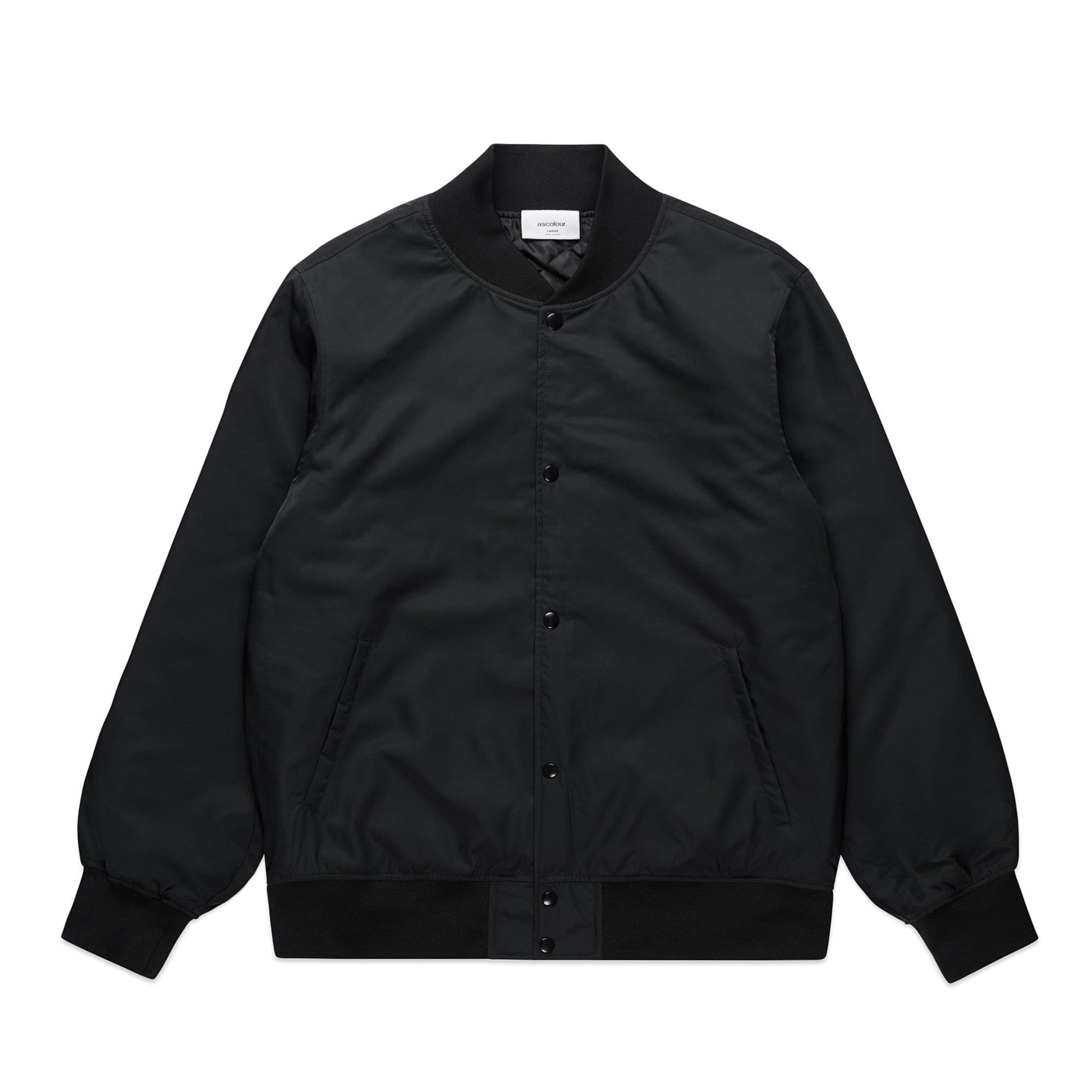 ASColour Jackets/Vests Black / S ASColour Mens College Bomber Jacket