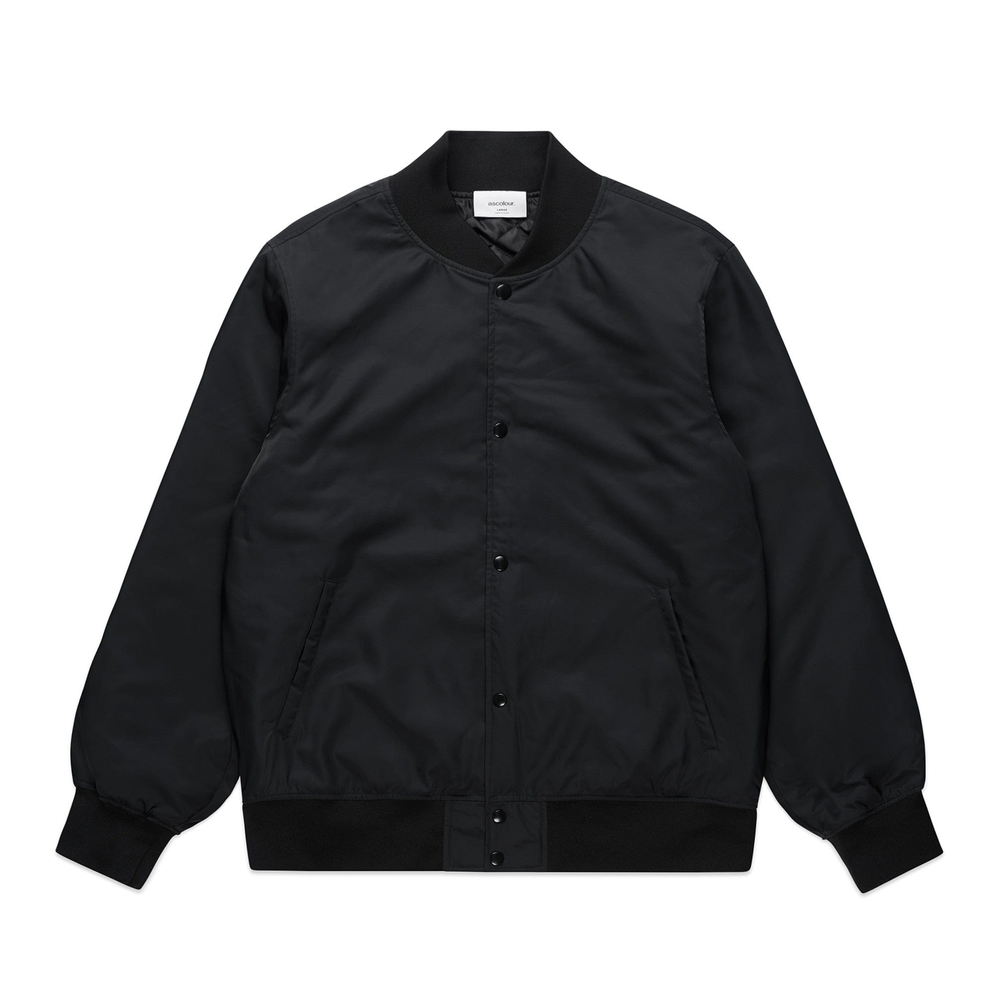 ASColour Jackets/Vests Black / S ASColour Mens College Bomber Jacket