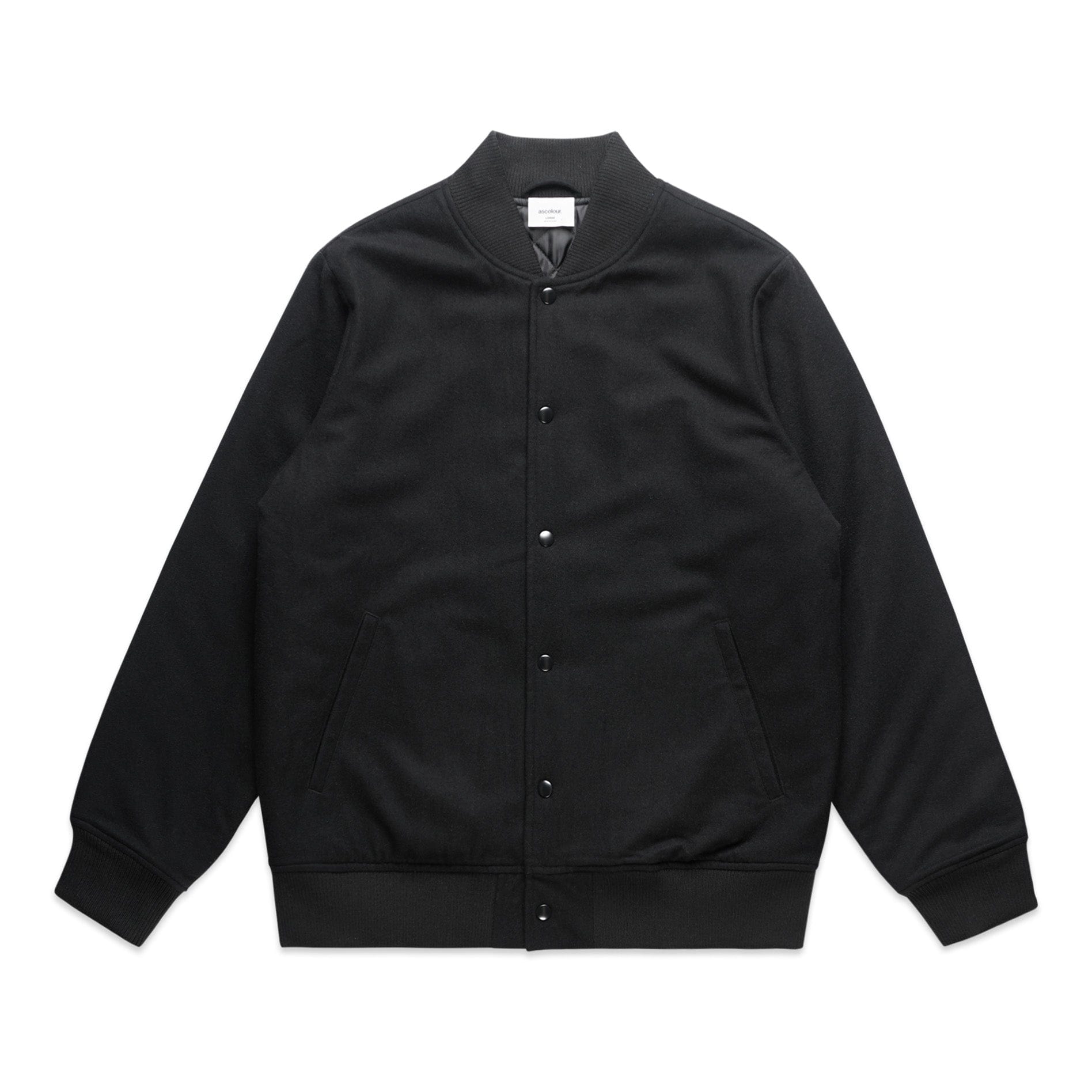 ASColour Jackets/Vests ASColour Mens Felt Bomber Jacket