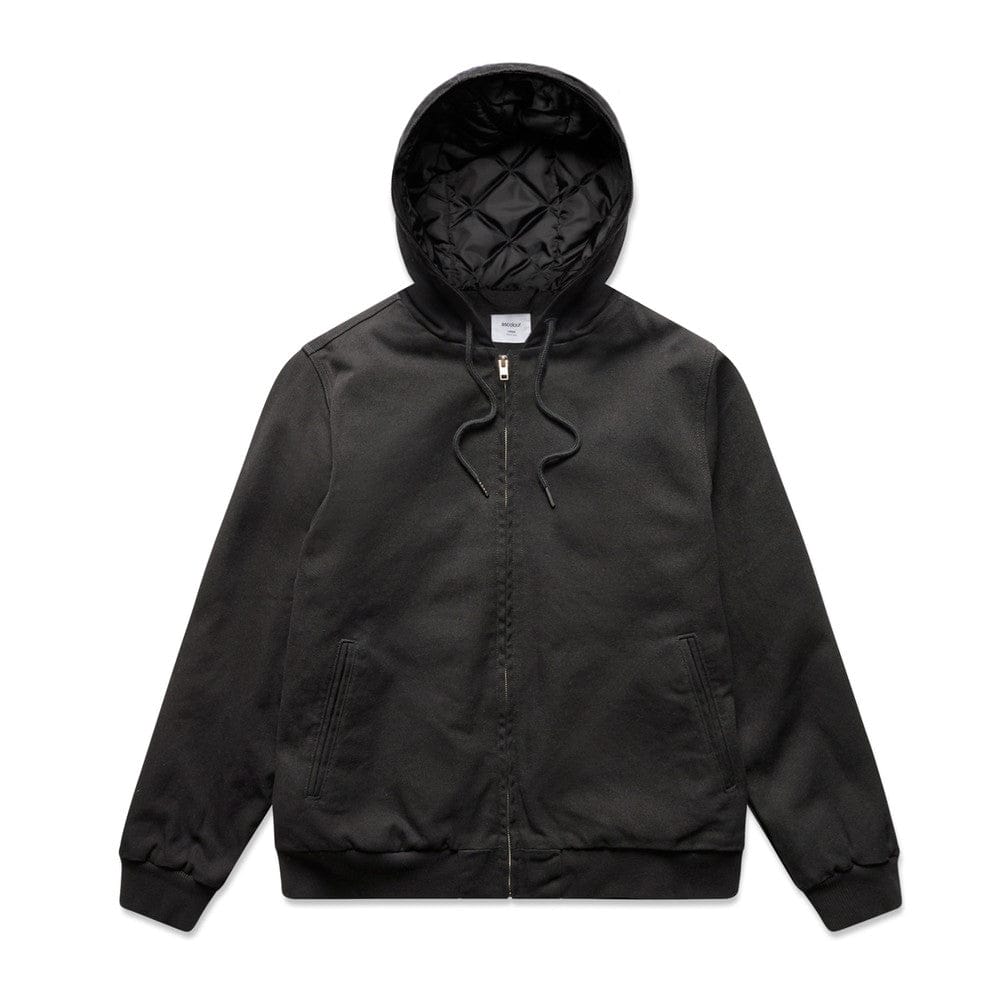 ASColour Jackets / Vests Black / XS ASColour Canvas Bomber Hood Jacket