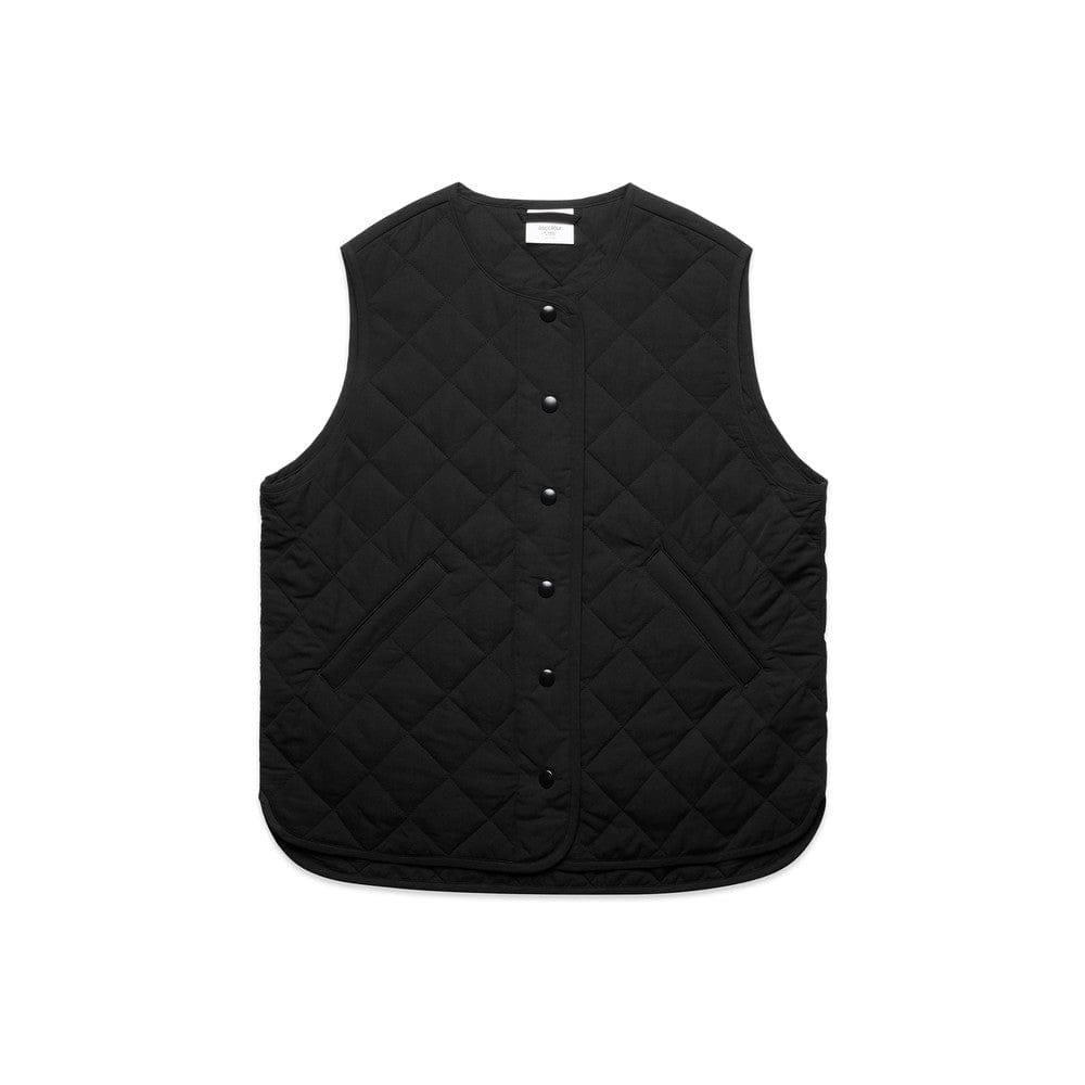 ASColour Jackets / Vests Black / XS ASColour Wo's Quilted Vest