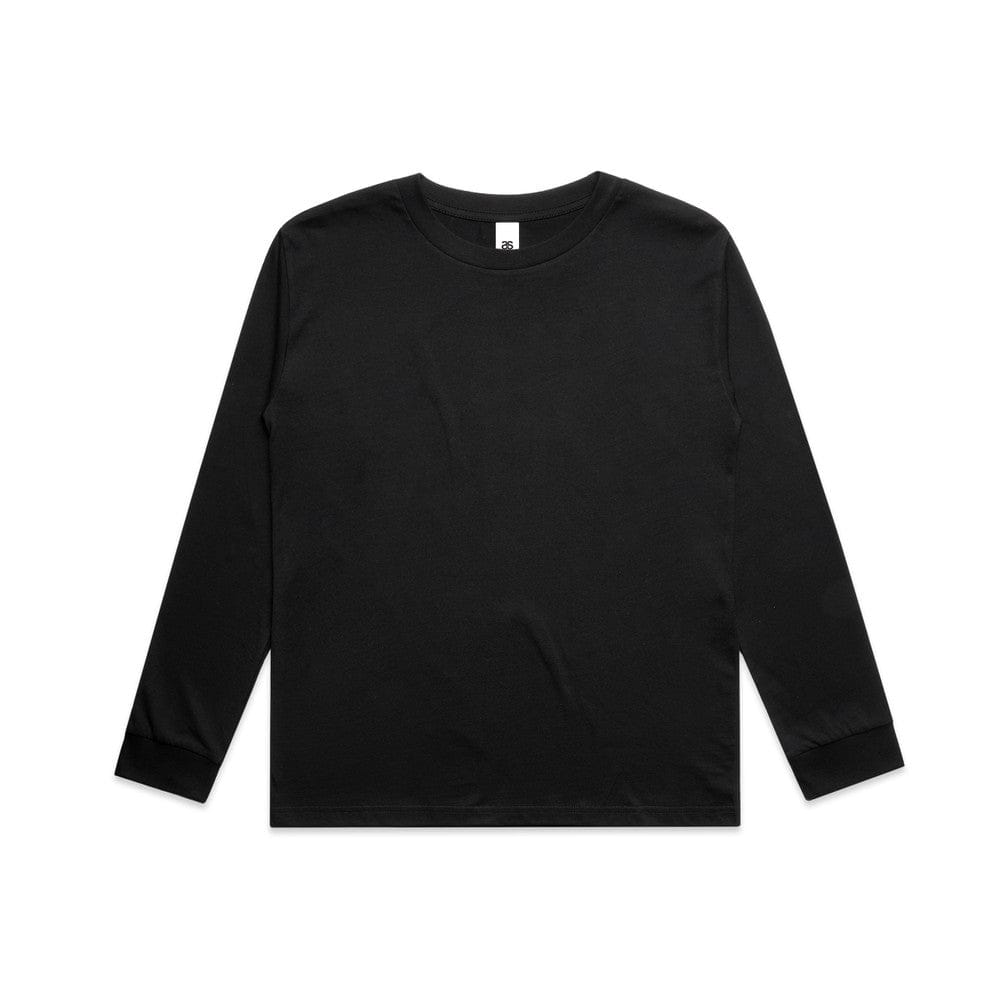 ASColour Longsleeves Black / 8 ASColour Youth Classic L/S Tee