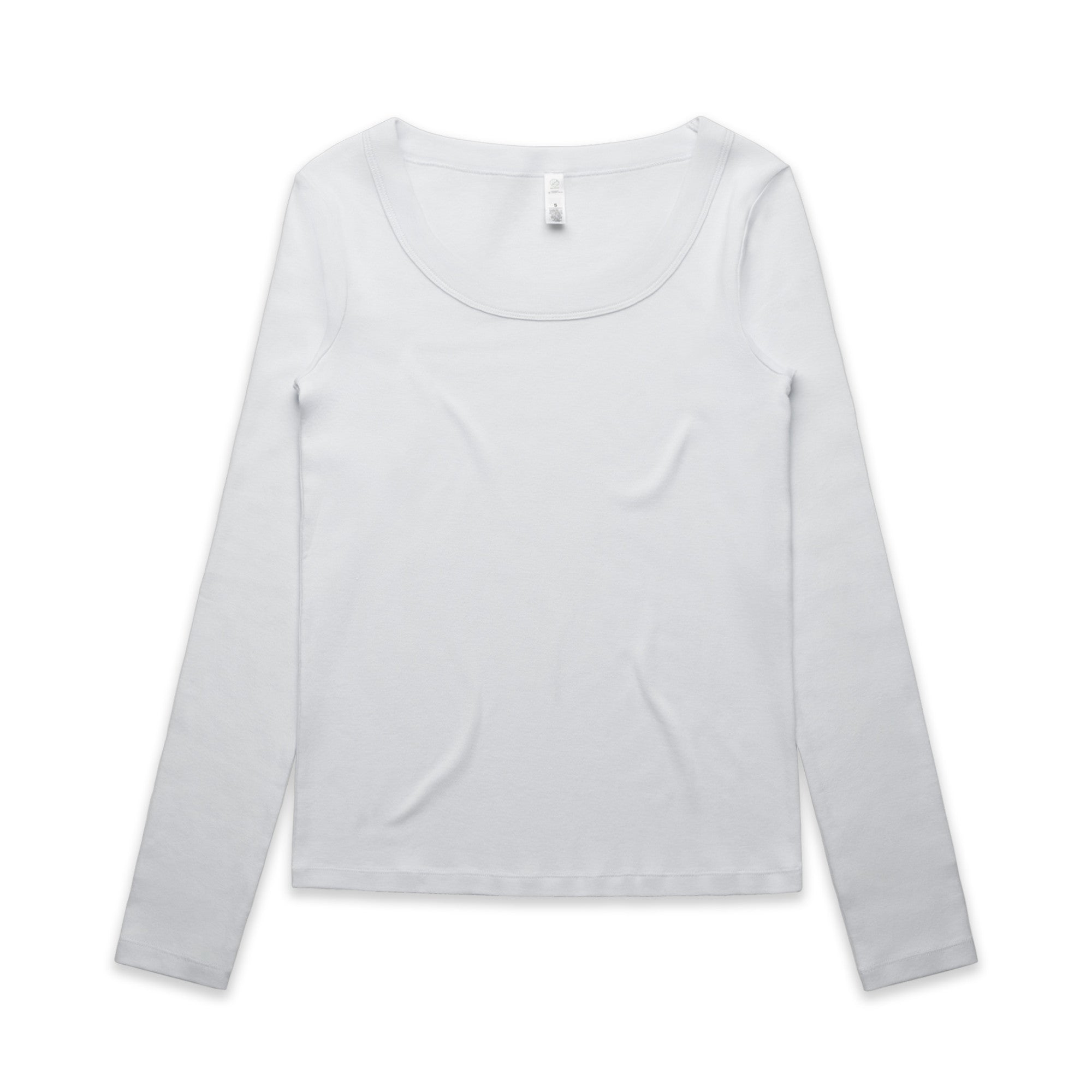ASColour Longsleeves White / XS ASColour Women's Organic Rib LS Tee