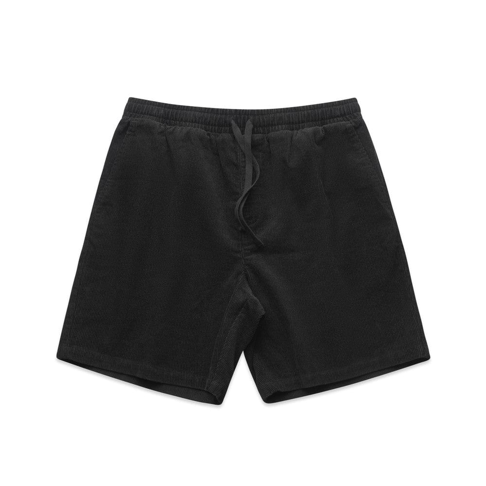 ASColour Pants / Shorts Black / 30 ASColour Cord Shorts 18"