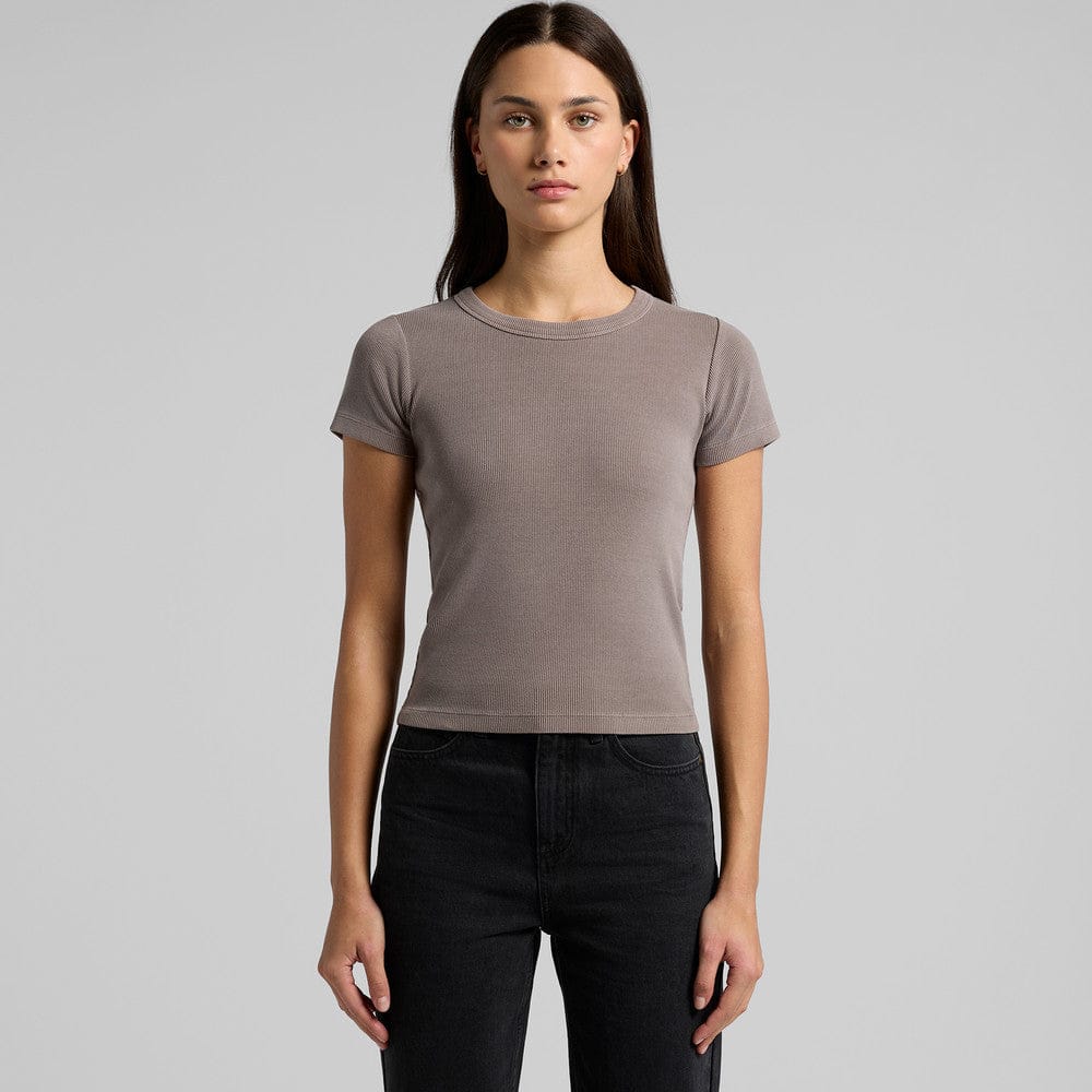 ASColour T-Shirts ASColour Wo's Faded Organic Rib Tee