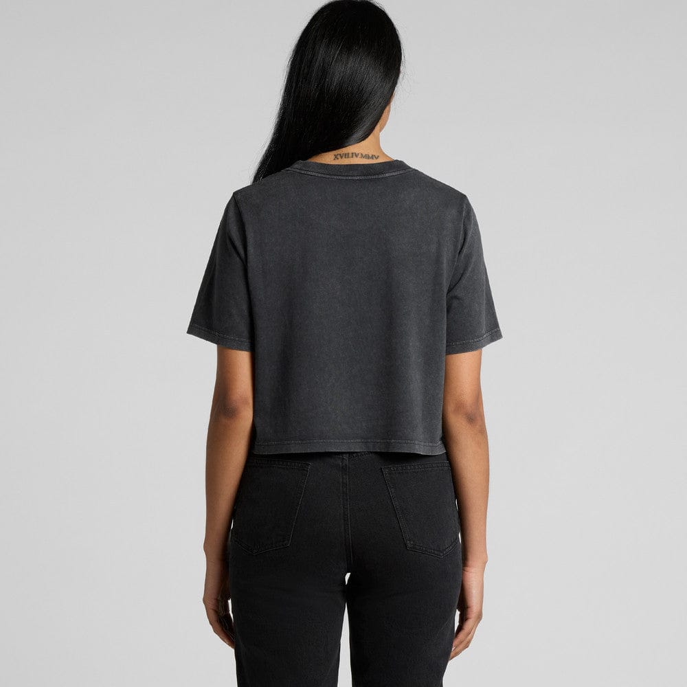 ASColour T-Shirts ASColour Wo's Stone Wash Heavy Crop Tee