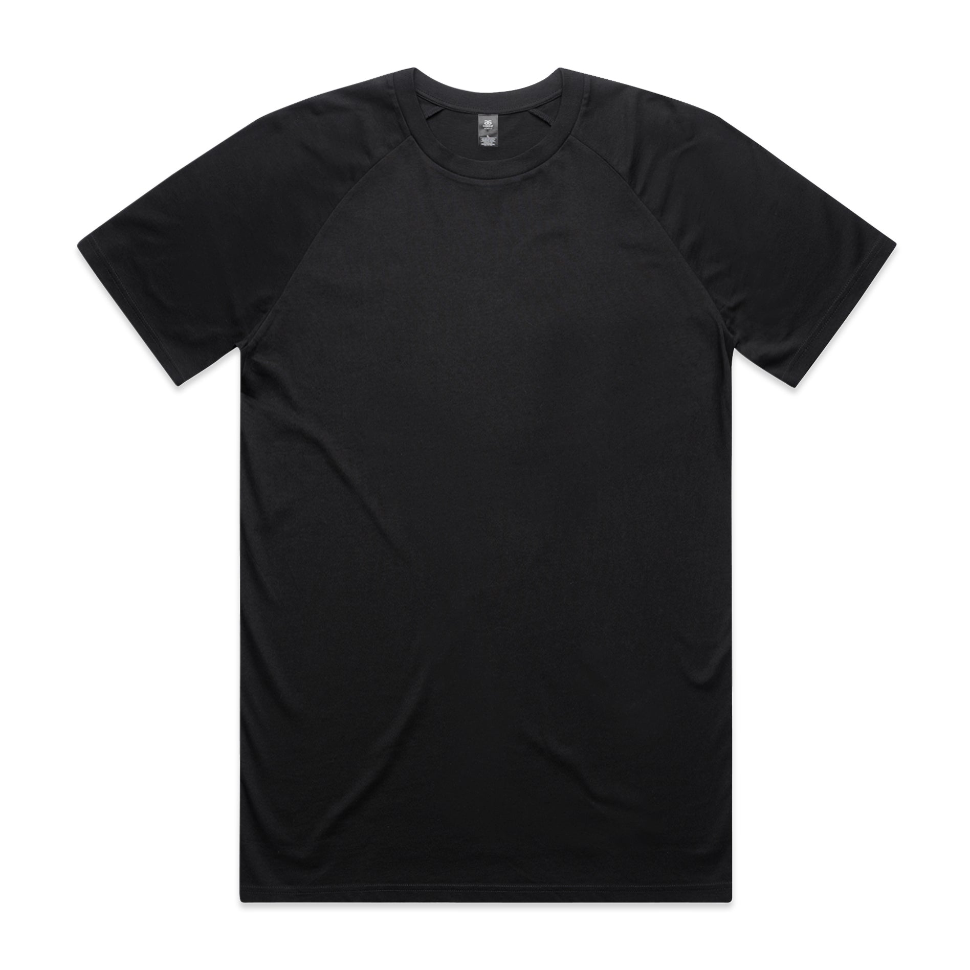 ASColour T-Shirts Black / S ASColour Staple Raglan Tee