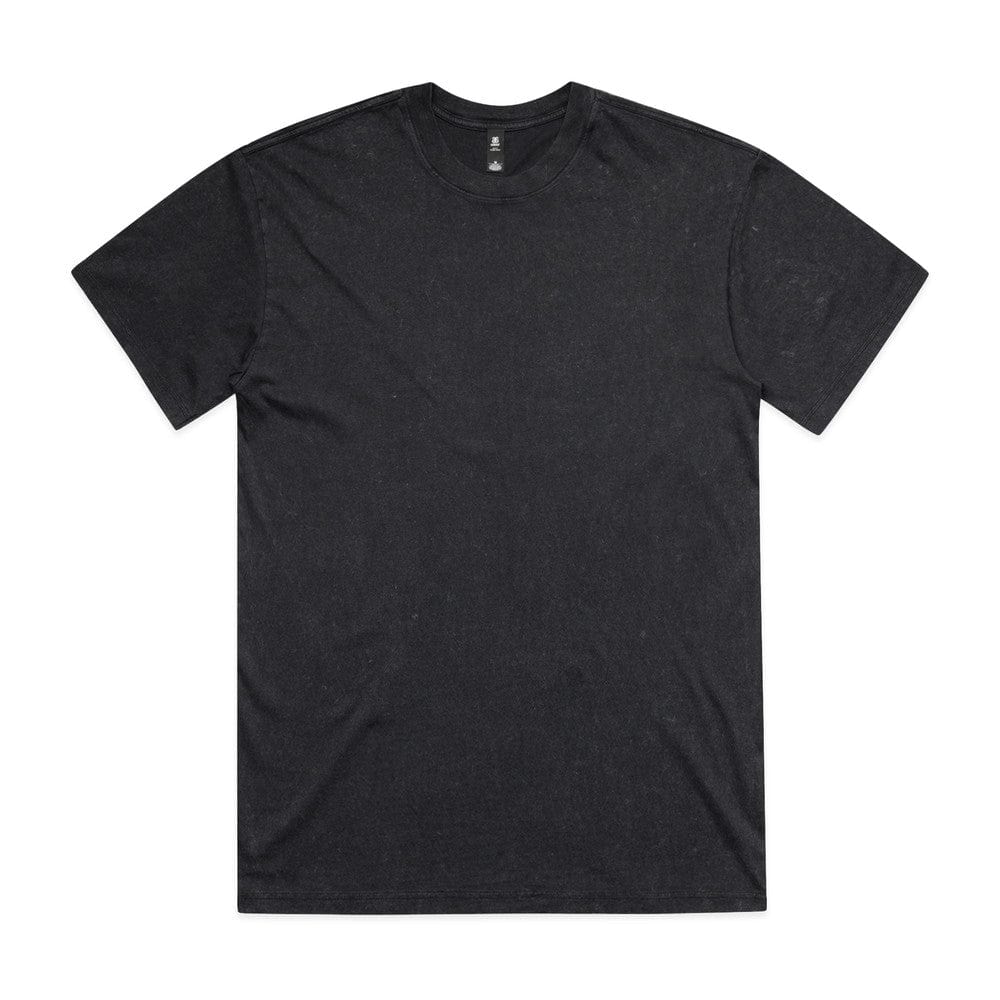 ASColour T-Shirts Black Stone / S ASColour Men’s Stone Wash Heavy Tee