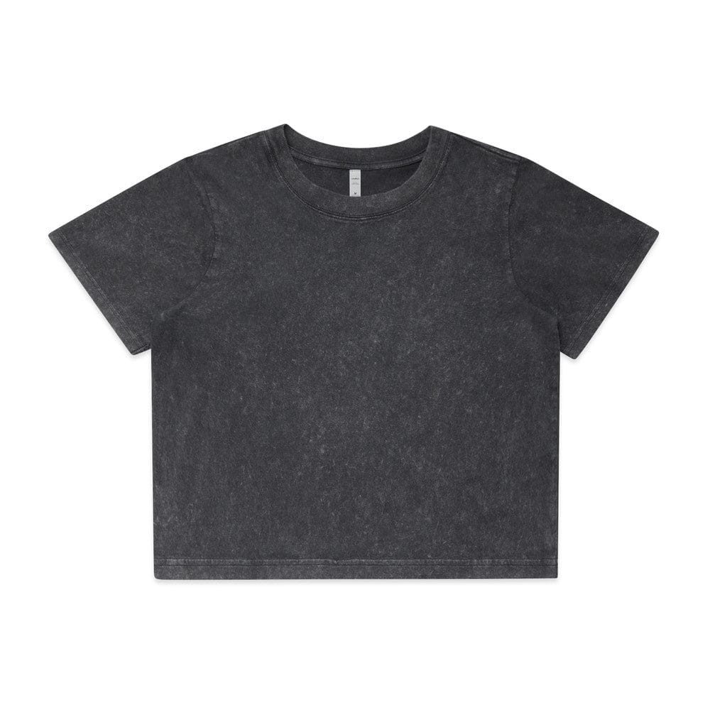 ASColour T-Shirts Black Stone / XS ASColour Wo's Stone Wash Heavy Crop Tee