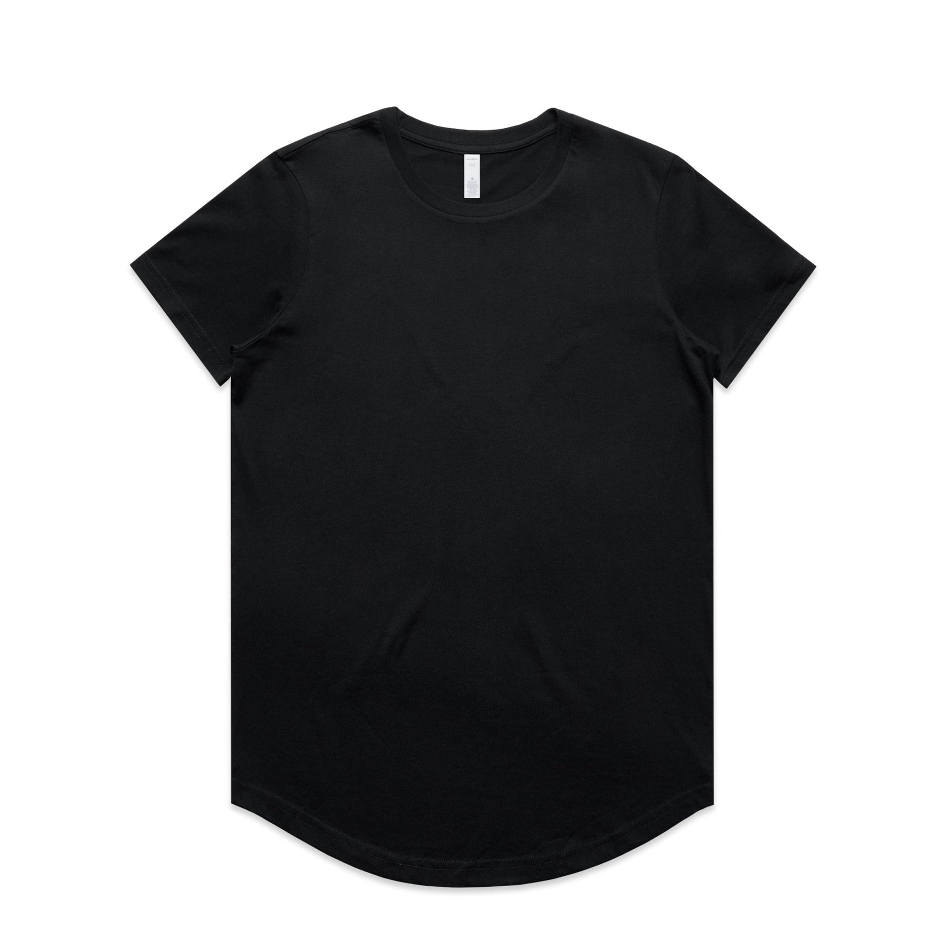 ASColour T-Shirts Black / XS ASColour Womens Maple Curve Tee