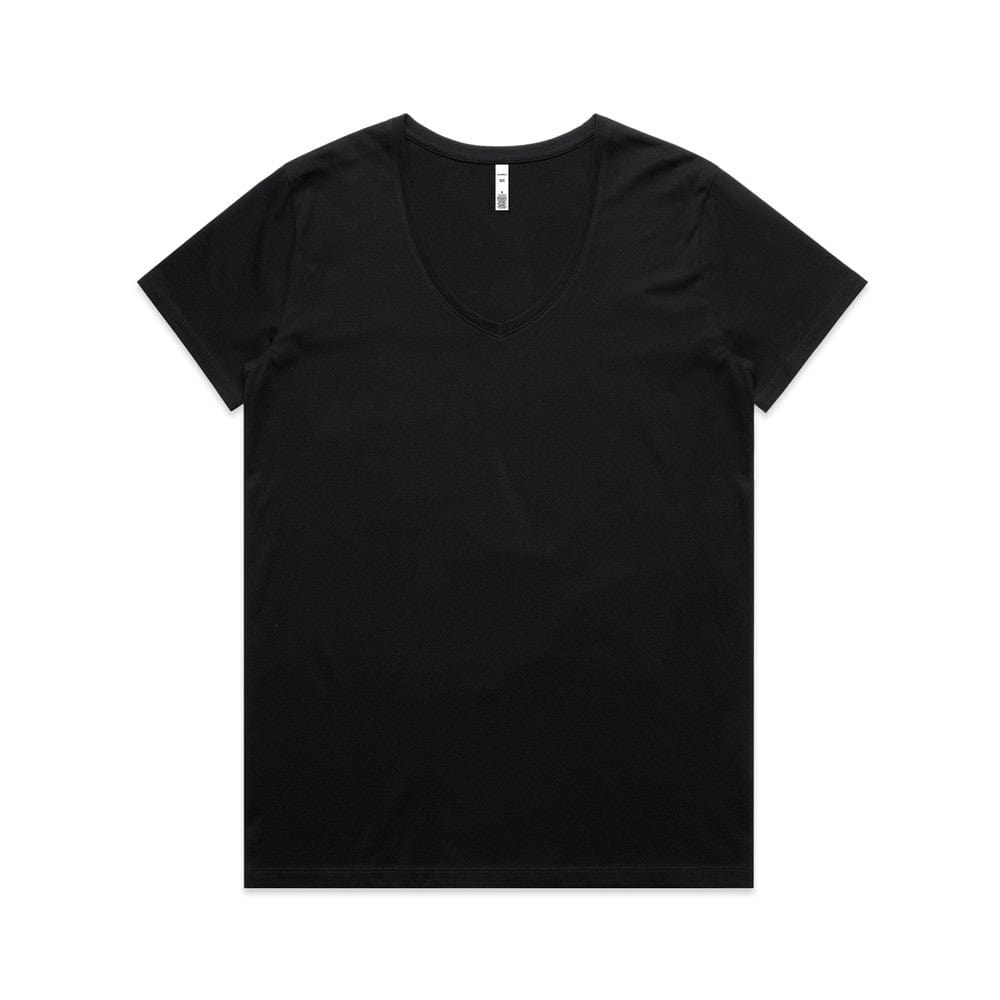 ASColour T-Shirts Black / XS Wo's Maple V Neck Tee