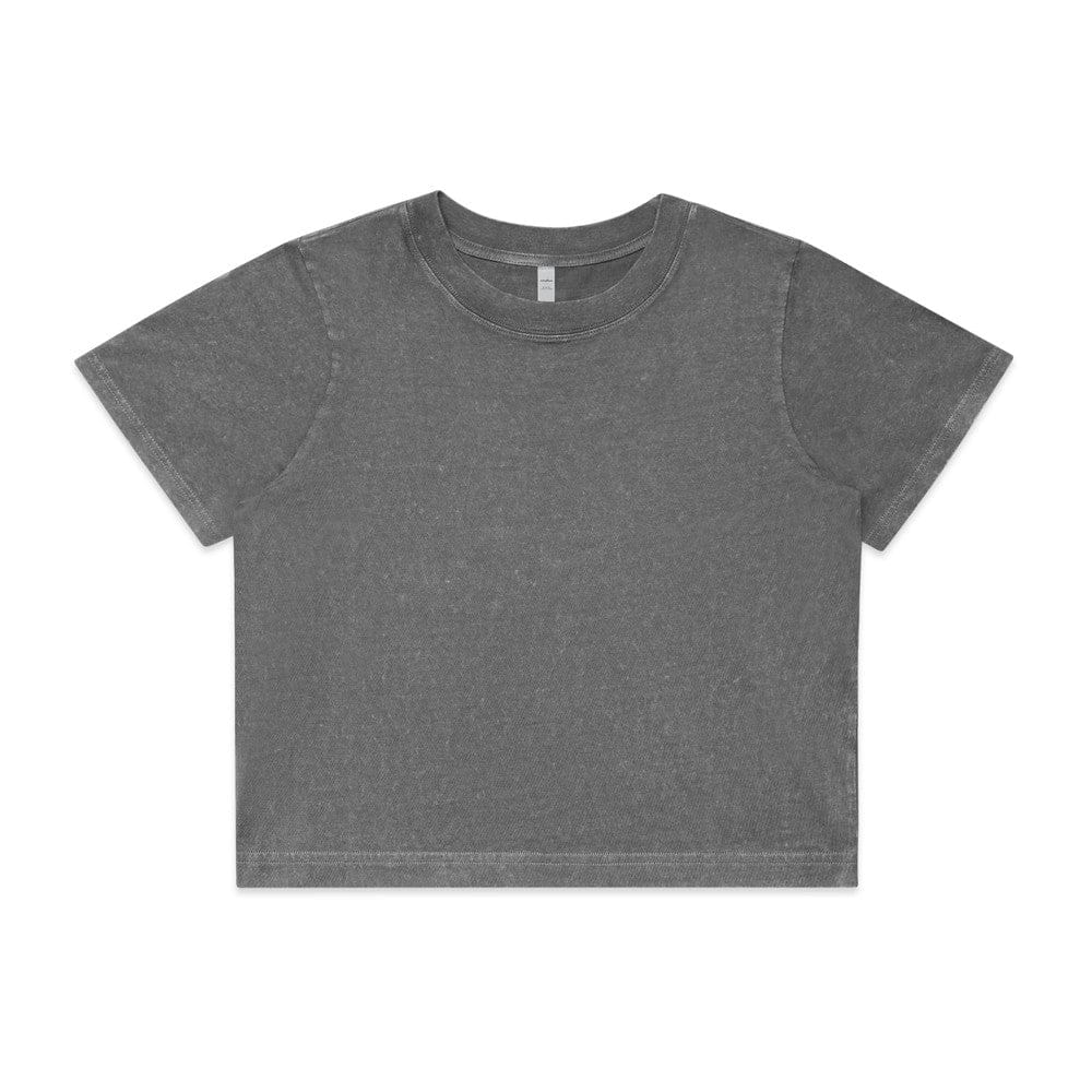 ASColour T-Shirts Coal Stone / XS ASColour Wo's Stone Wash Heavy Crop Tee