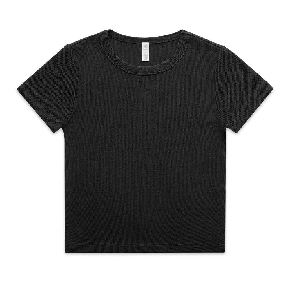 ASColour T-Shirts Faded Black / XS ASColour Wo's Faded Organic Rib Tee