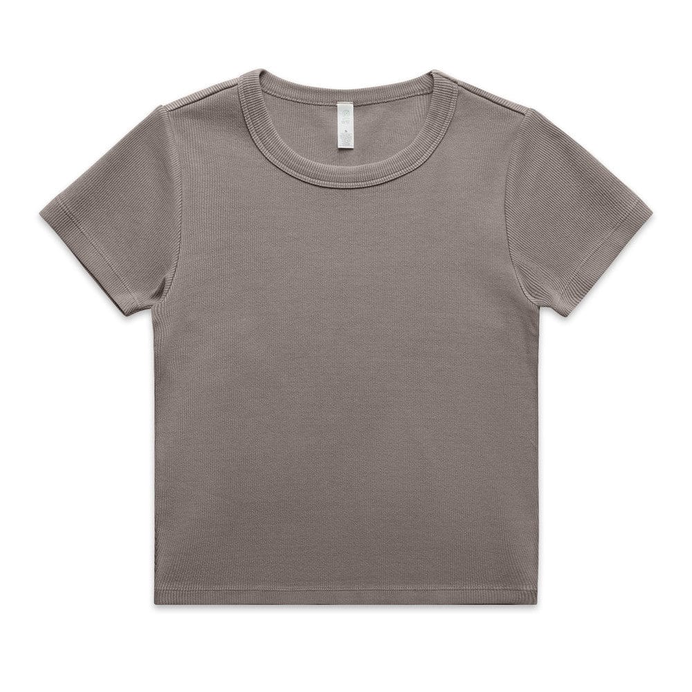 ASColour T-Shirts Faded Grey / XS ASColour Wo's Faded Organic Rib Tee