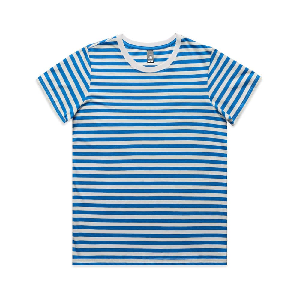 ASColour T-Shirts Natural/Mid Blue / XS ASColour Wo's Maple Stripe Tee