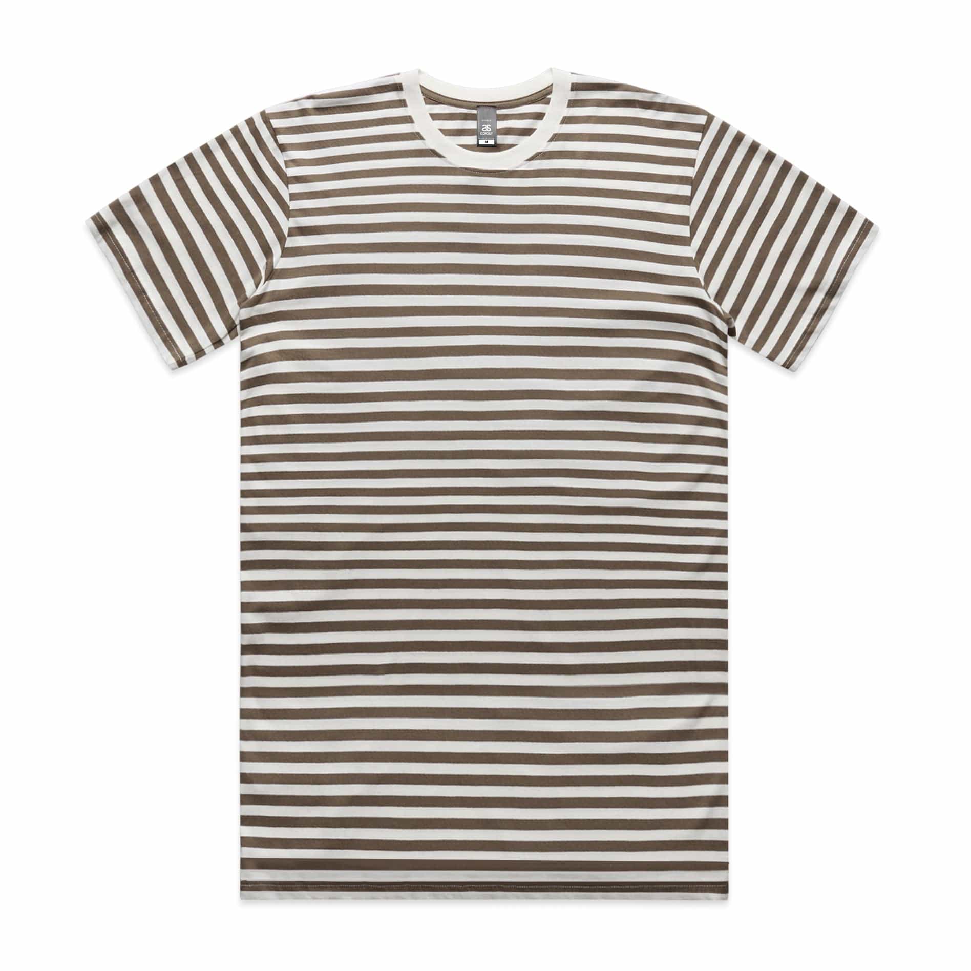 ASColour T-Shirts Natural/Walnut / S ASColour Staple Stripe Tee