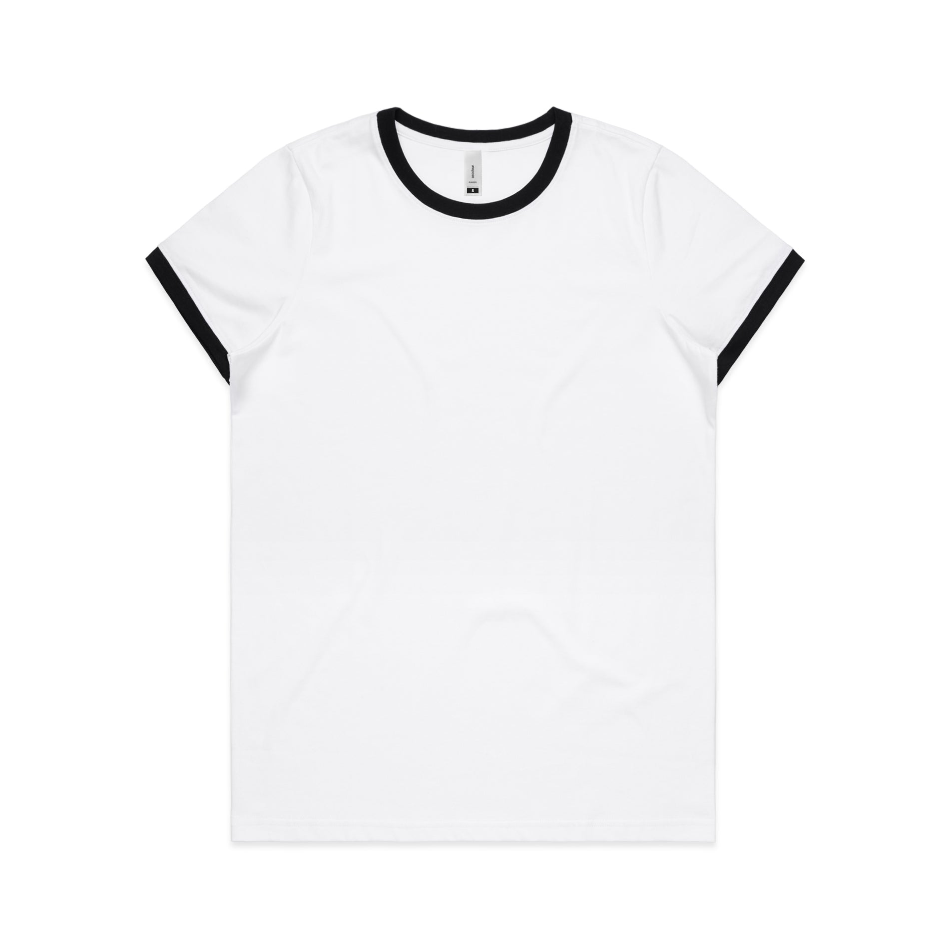 ASColour T-Shirts White/Black / XS ASColour Women's Ringer Tee