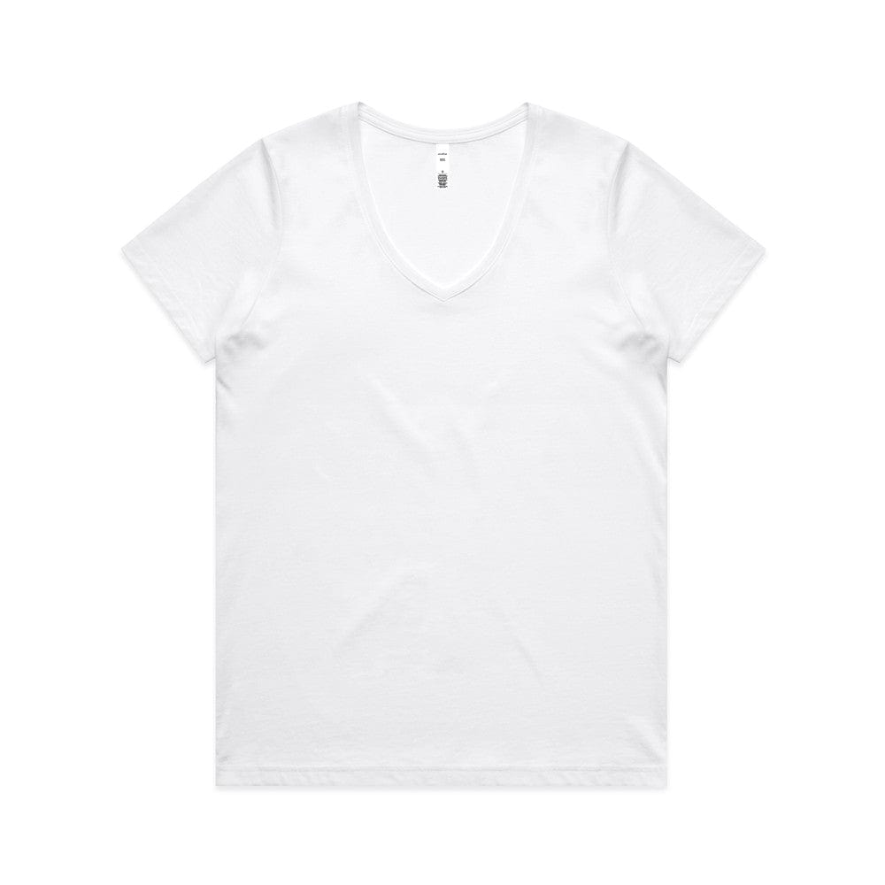 ASColour T-Shirts White / XS Wo's Maple V Neck Tee