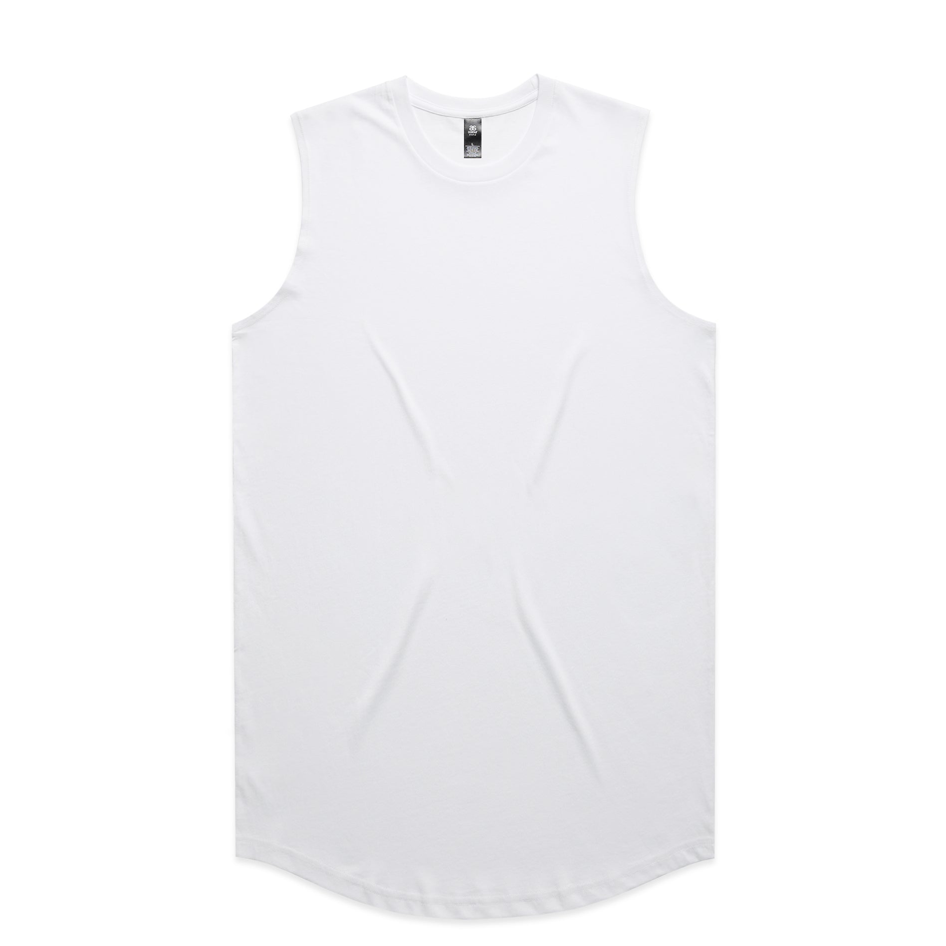 ASColour Tanks / Crops White / S ASColour Staple Curve Tank