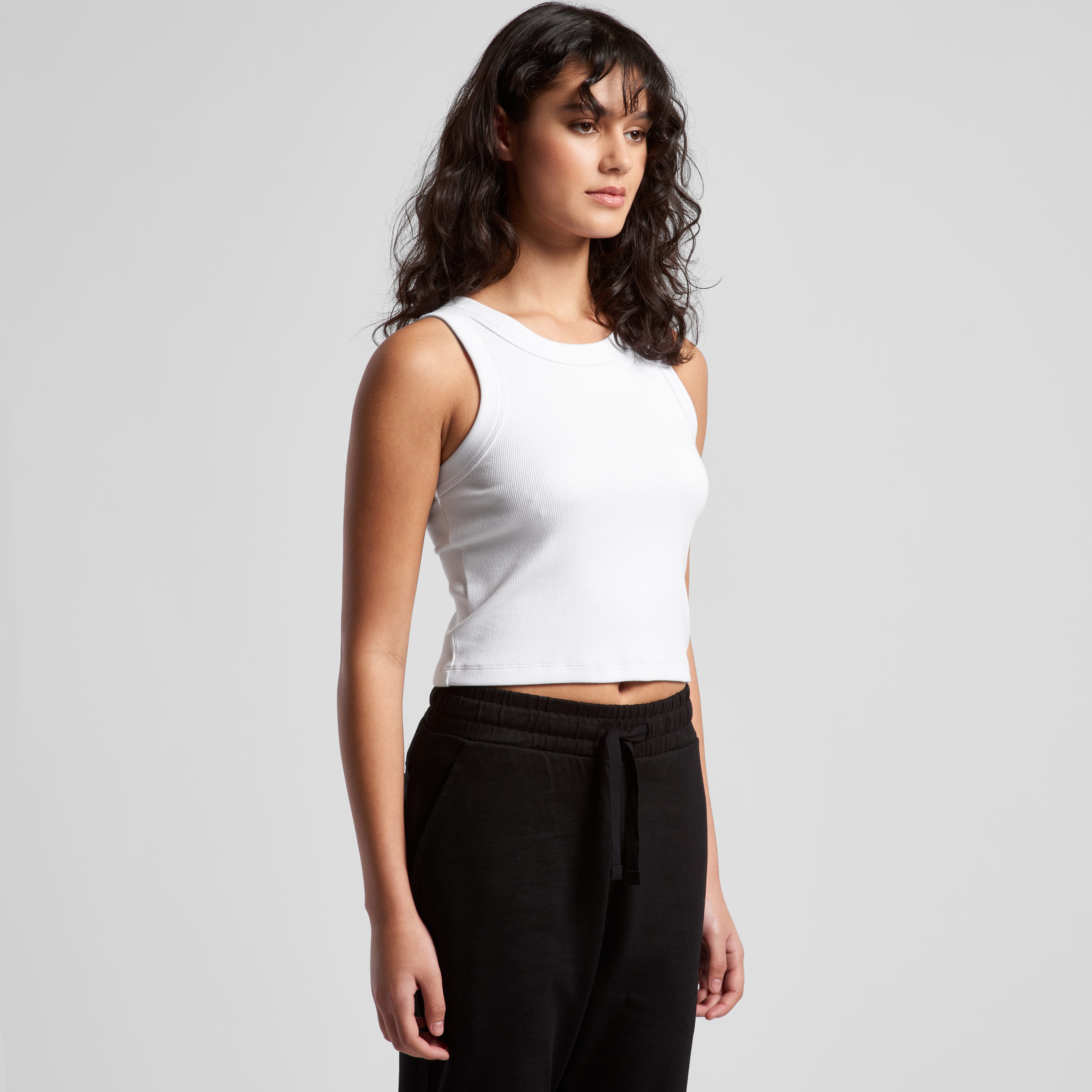 ASColour Tanks / Singlets ASColour Wo's Organic Rib Crop Tank