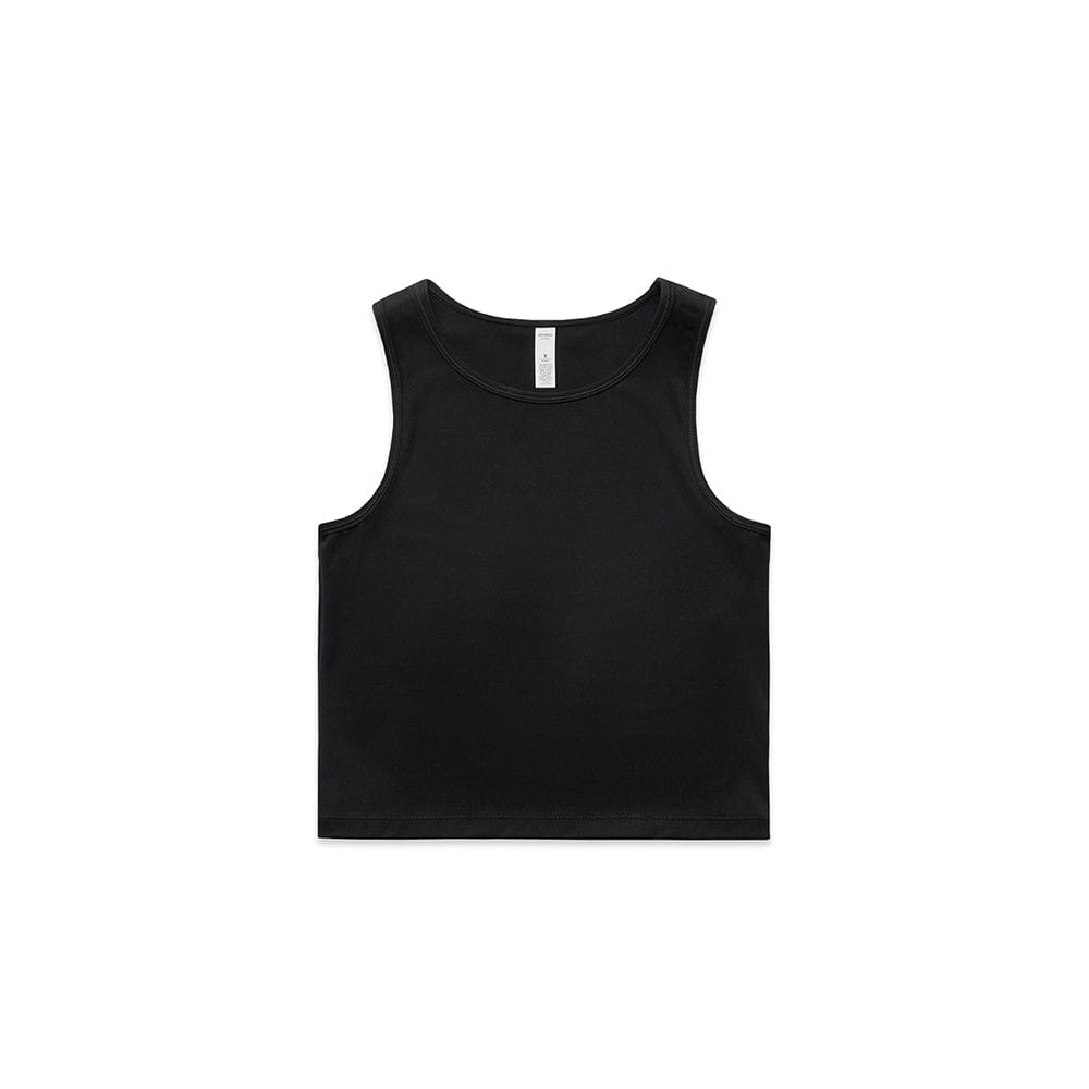 ASColour Tanks / Singlets Black / XS ASColour Womens Active Crop Tank