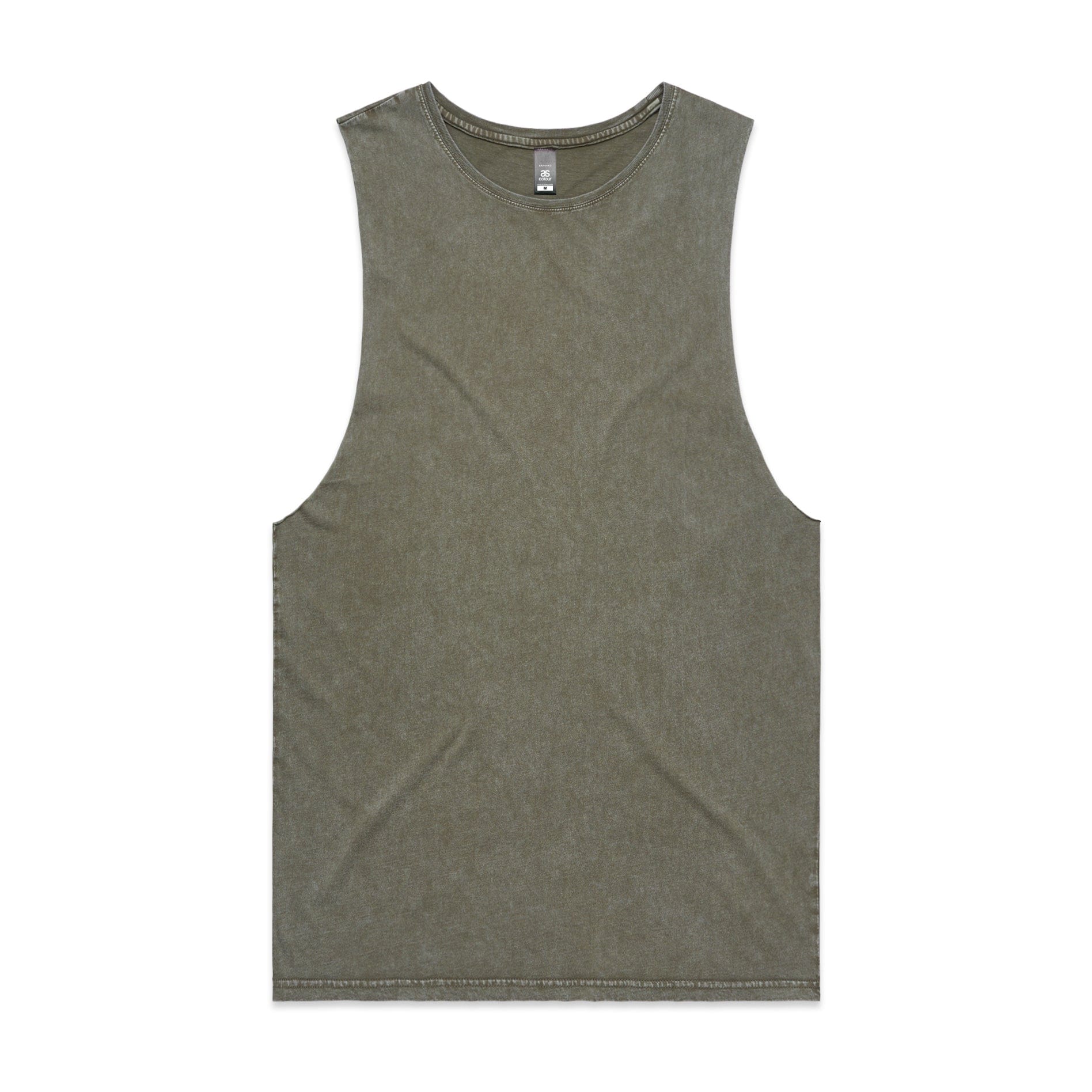 ASColour Tanks / Singlets Moss Stone / S ASColour Stone Wash Barnard Tank