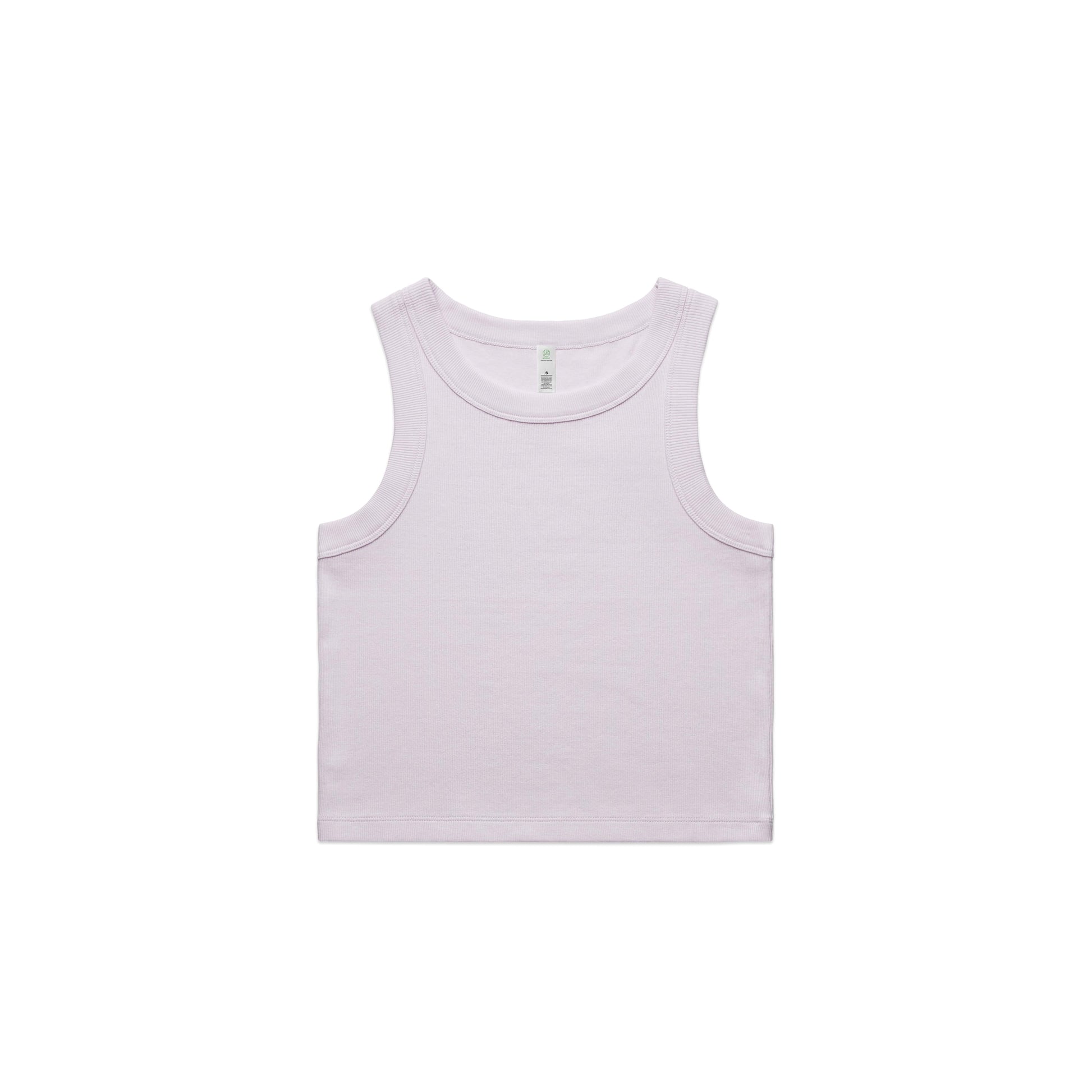 ASColour Tanks / Singlets Orchid / XS ASColour Wo's Organic Rib Crop Tank
