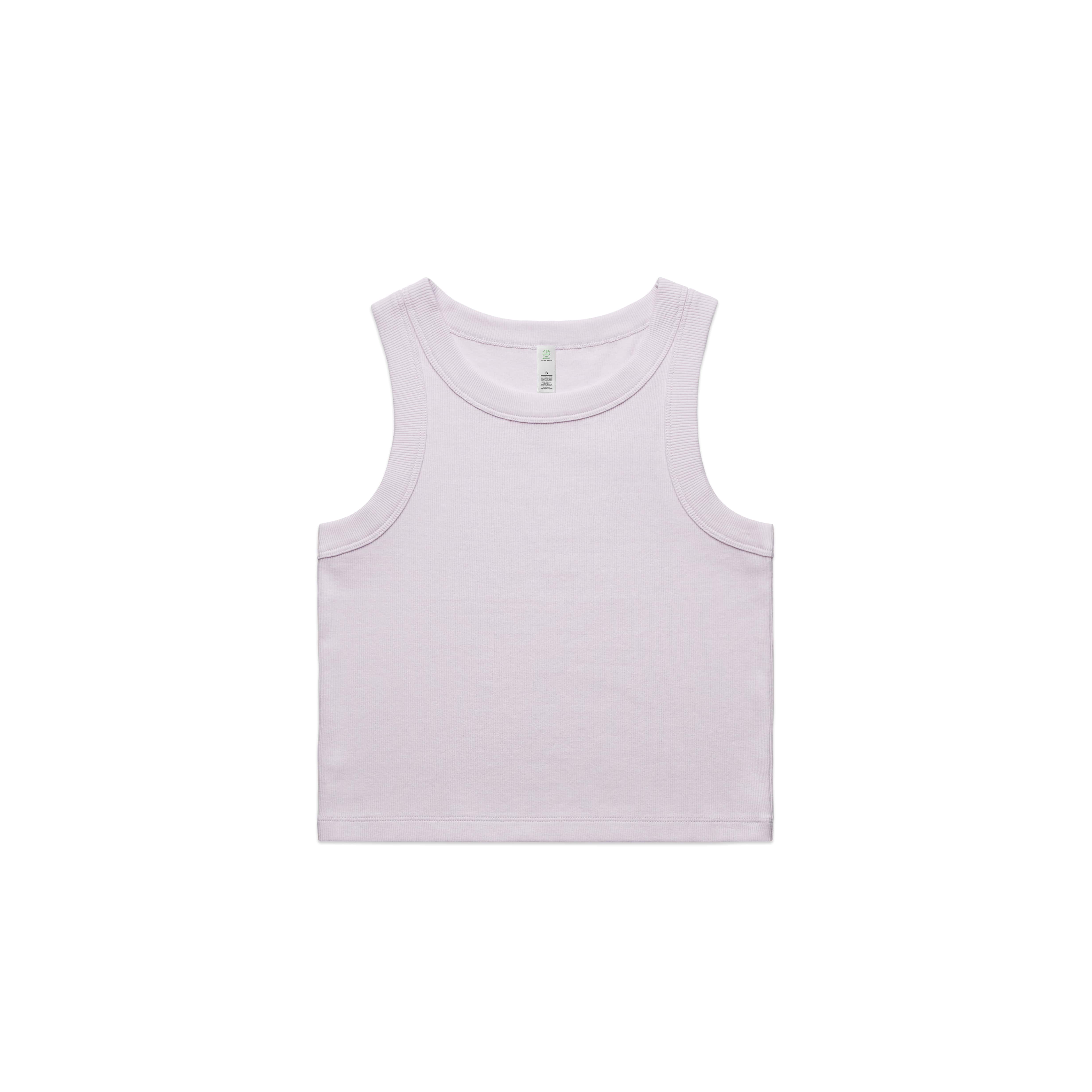ASColour Tanks / Singlets Orchid / XS ASColour Wo's Organic Rib Crop Tank