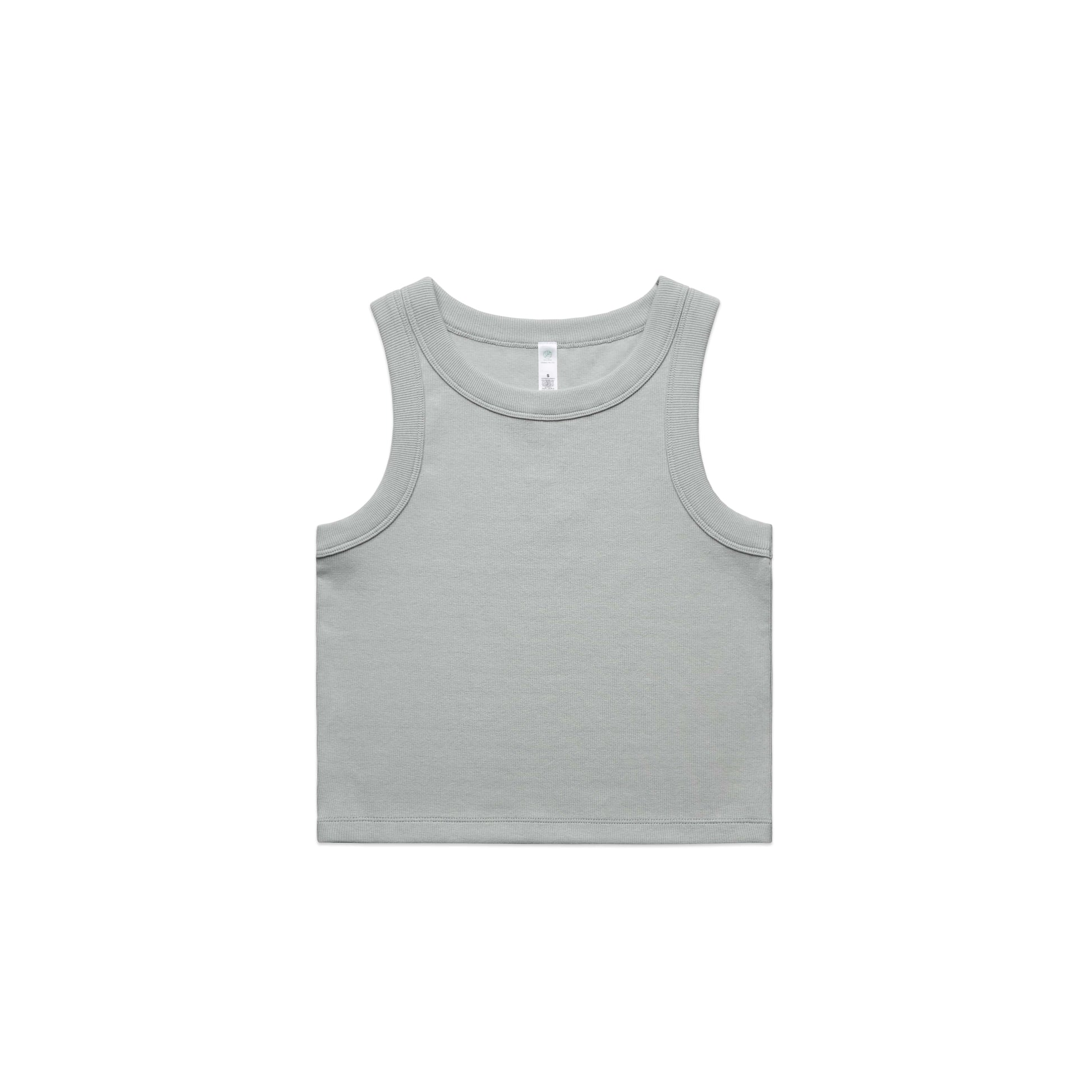 ASColour Tanks / Singlets Storm / XS ASColour Wo's Organic Rib Crop Tank