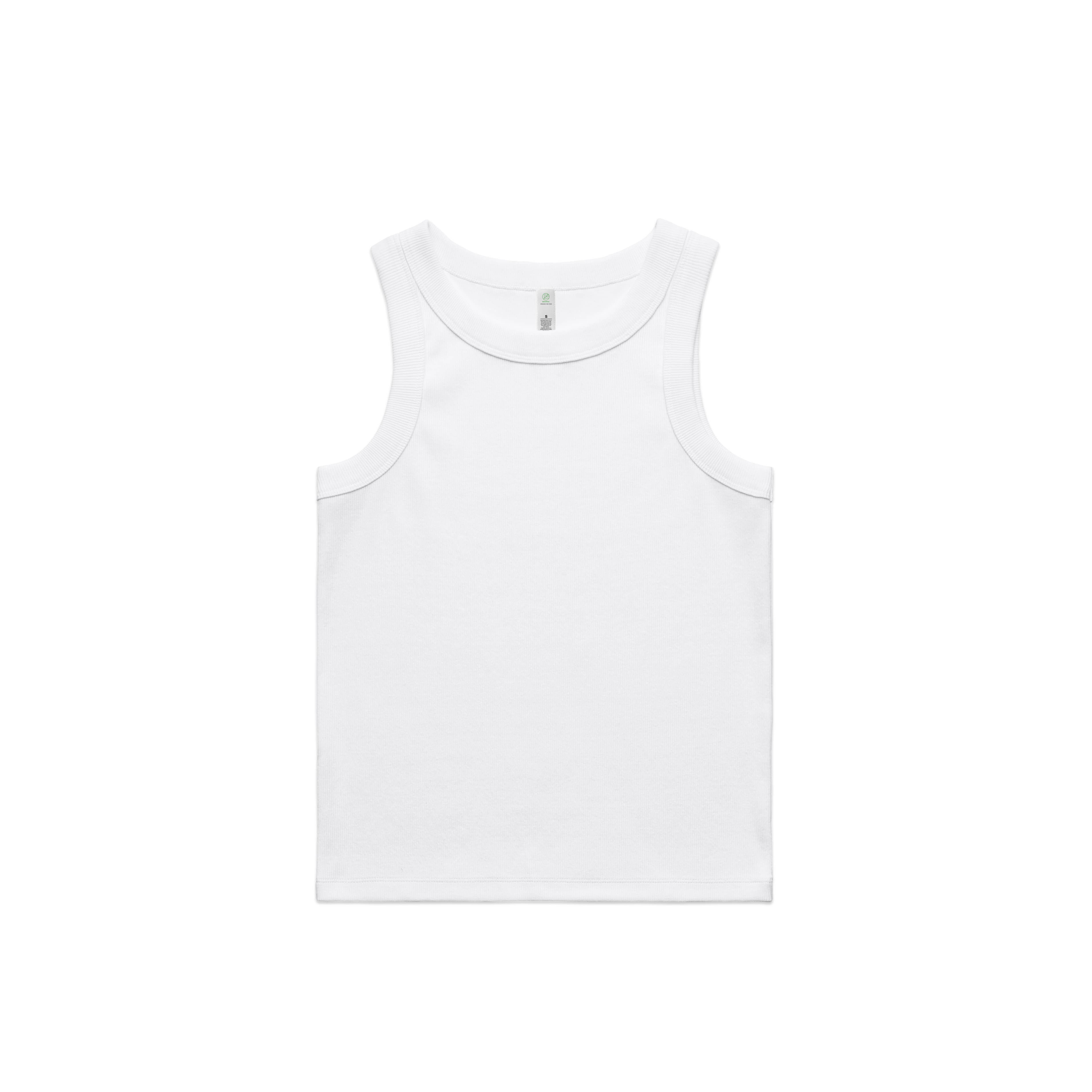 ASColour Tanks / Singlets White / XS ASColour Wo's Organic Rib Tank