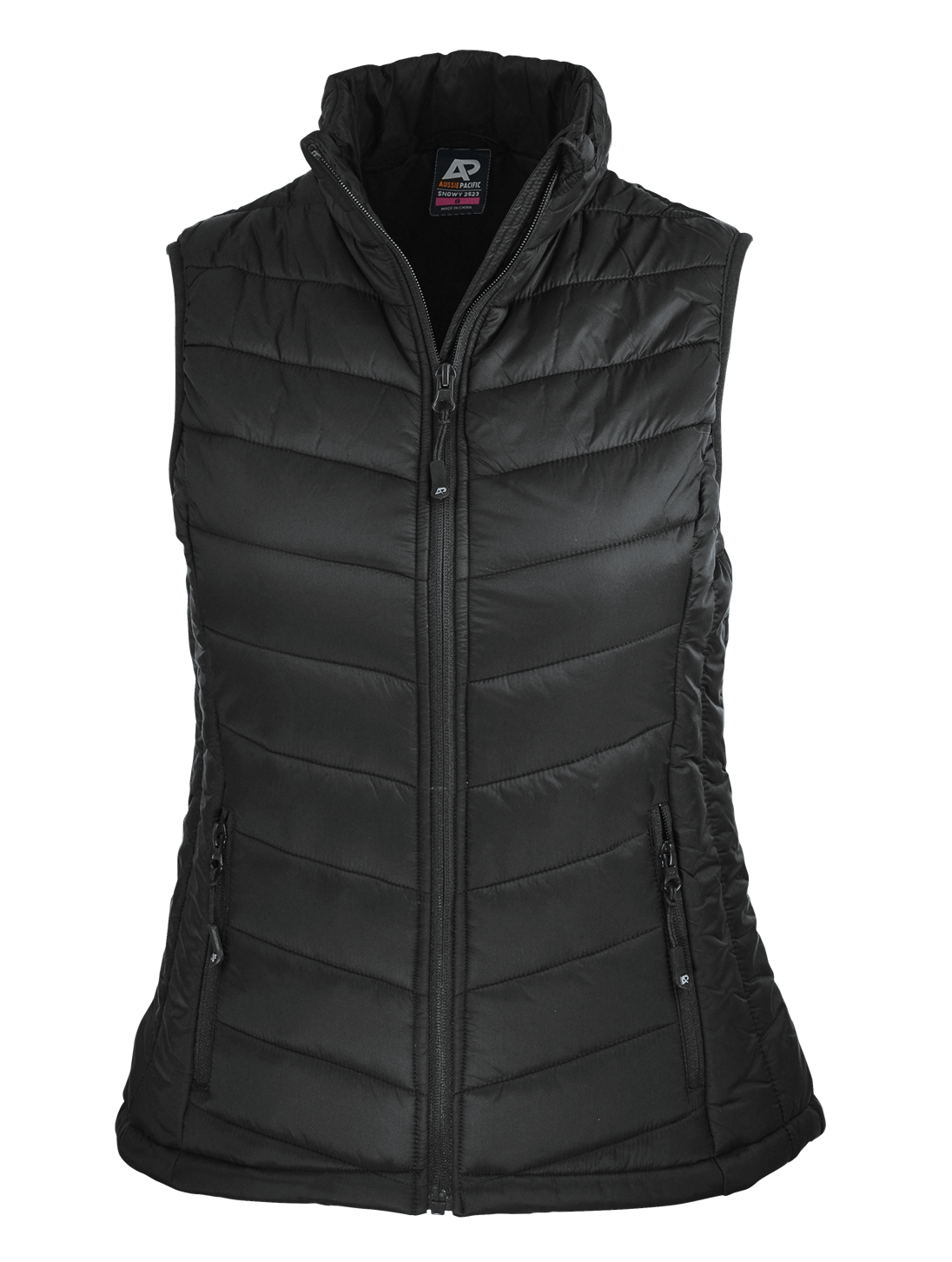 Aussie Pacific Jackets / Vests Black / 8 Aussie Pacific Snowy Ladies Vest