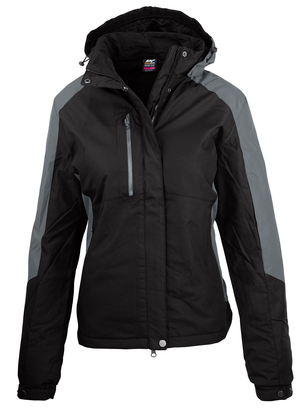 Aussie Pacific Jackets / Vests Black/Grey / 8 Aussie Pacific Napier Ladies Jacket