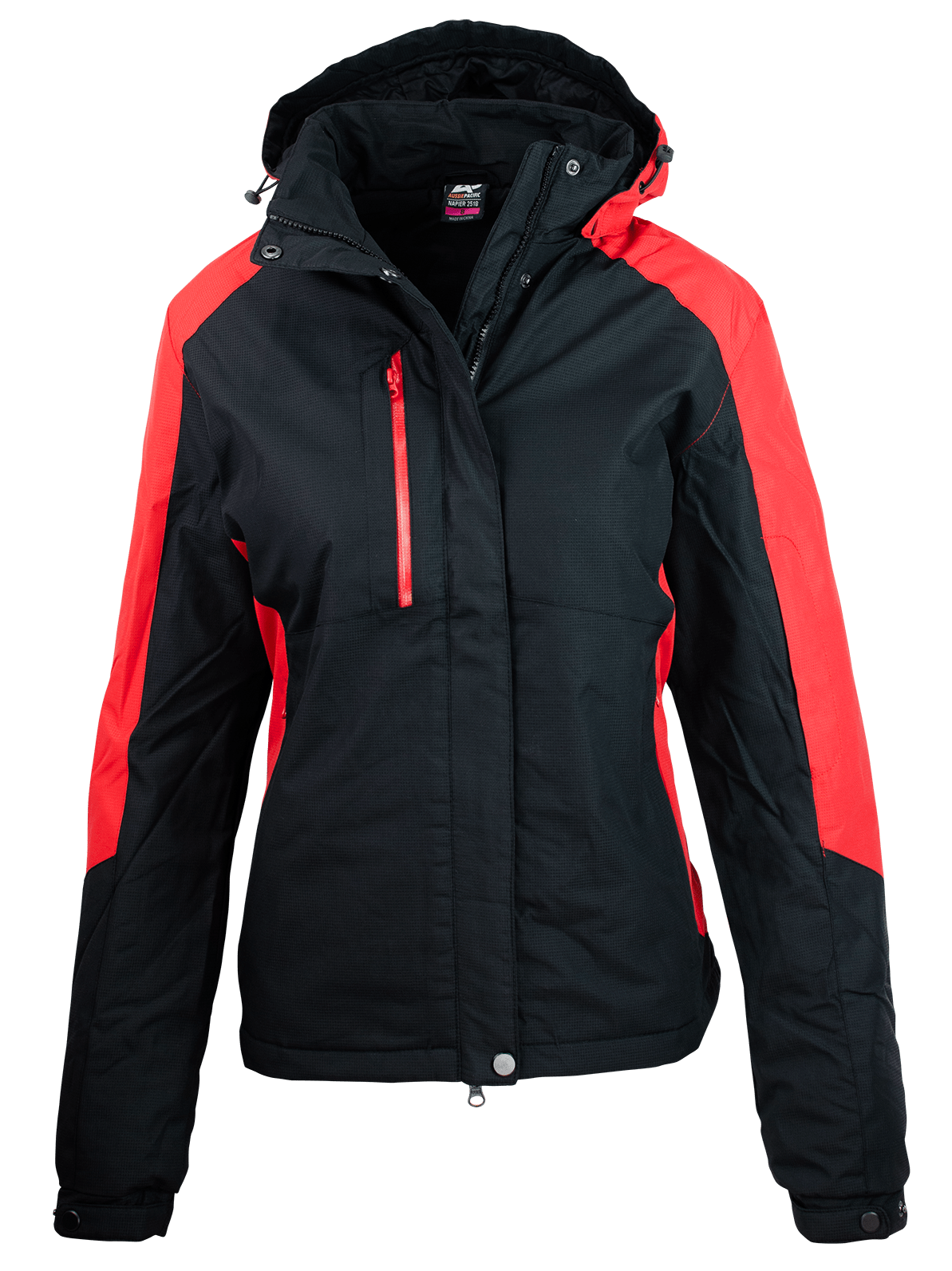 Aussie Pacific Jackets / Vests Black/Red / 8 Aussie Pacific Napier Ladies Jacket