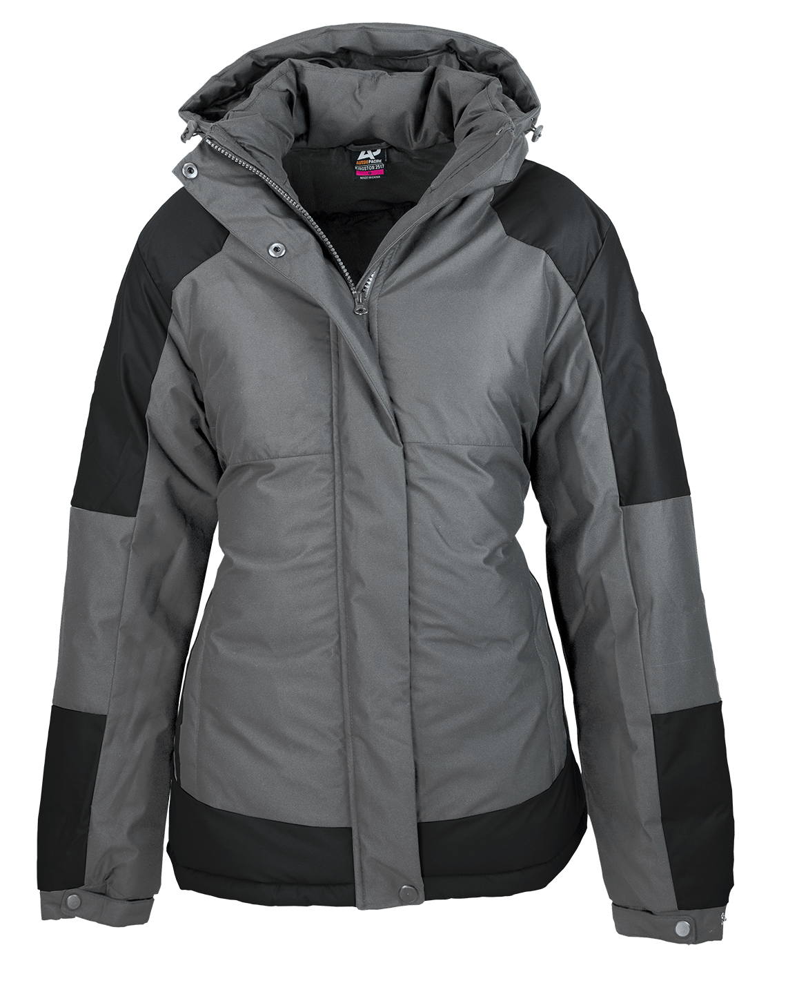 Aussie Pacific Jackets / Vests Grey/Black / 8 Aussie Pacific Kingston Ladies Jacket