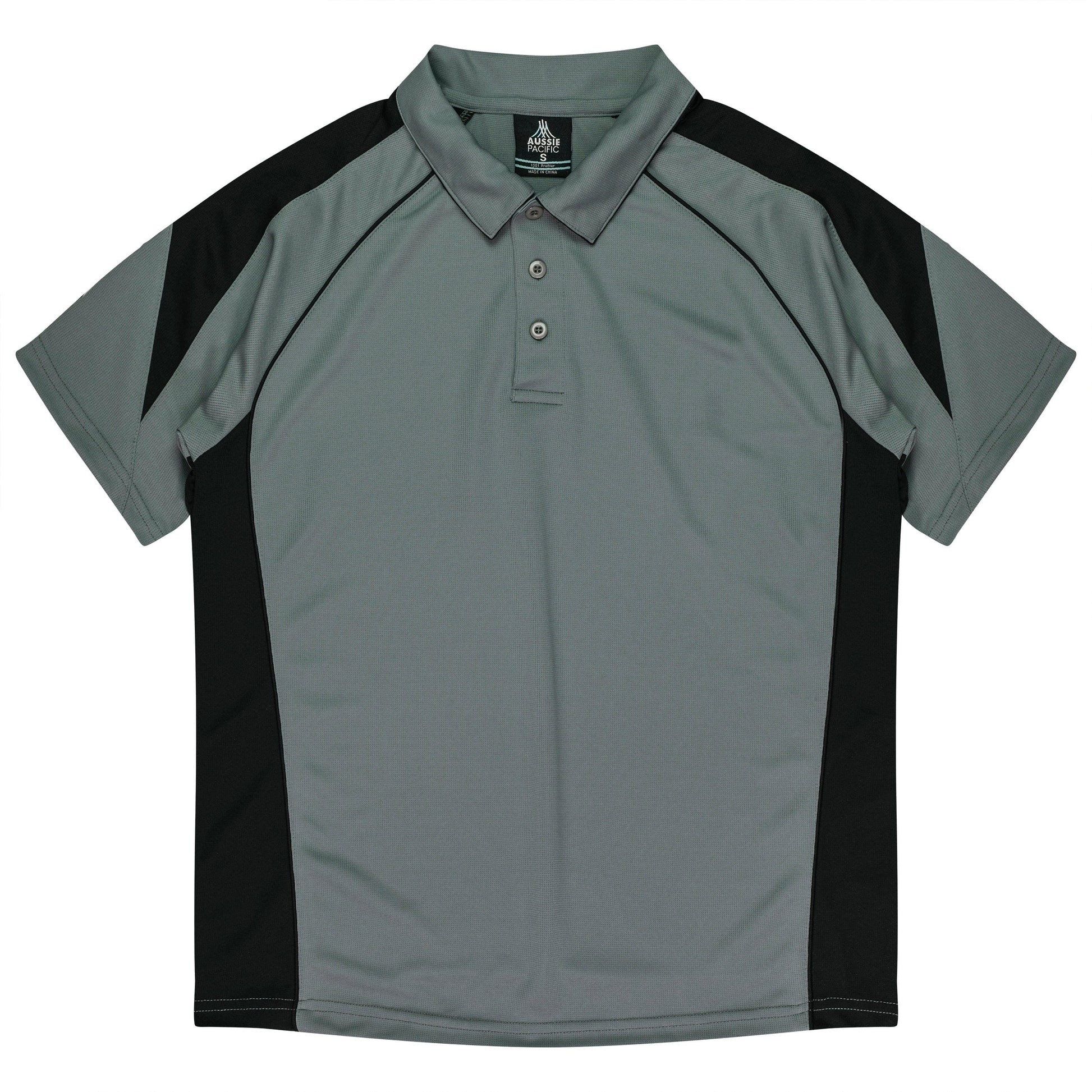 Aussie Pacific Polos / Shirts Ashe/Black / S Aussie Pacific Premier Men's Polo