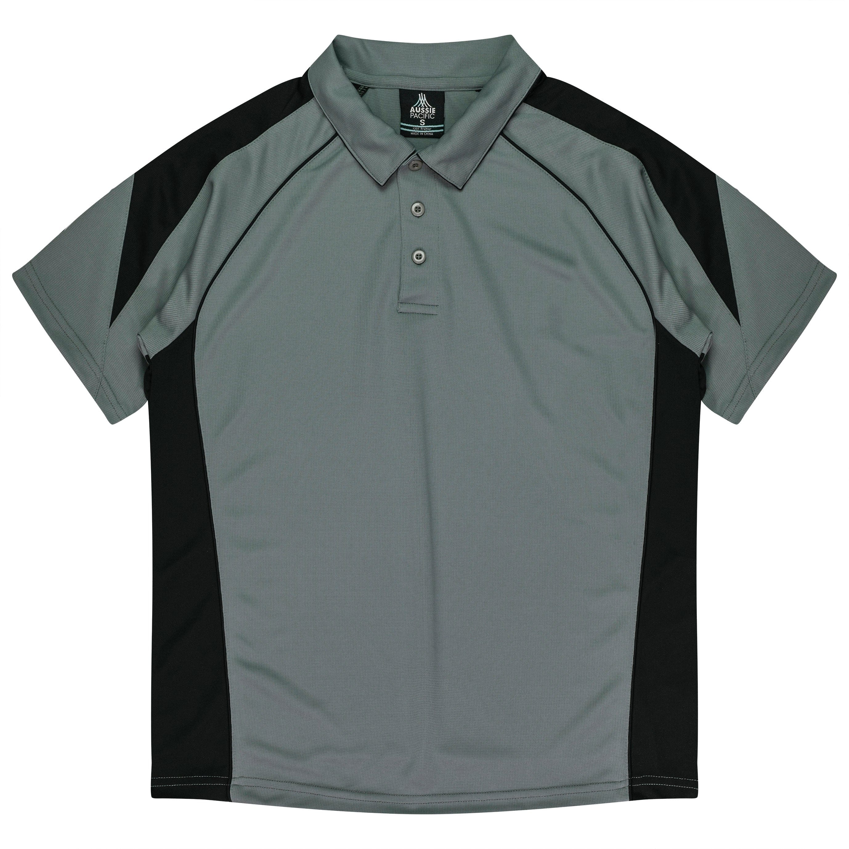 Aussie Pacific Polos / Shirts Ashe/Black / S Aussie Pacific Premier Men's Polo