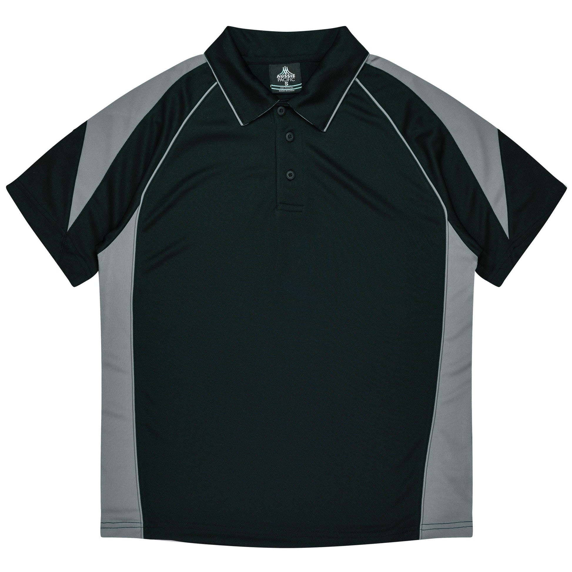 Aussie Pacific Polos / Shirts Black/Ashe / S Aussie Pacific Premier Men's Polo